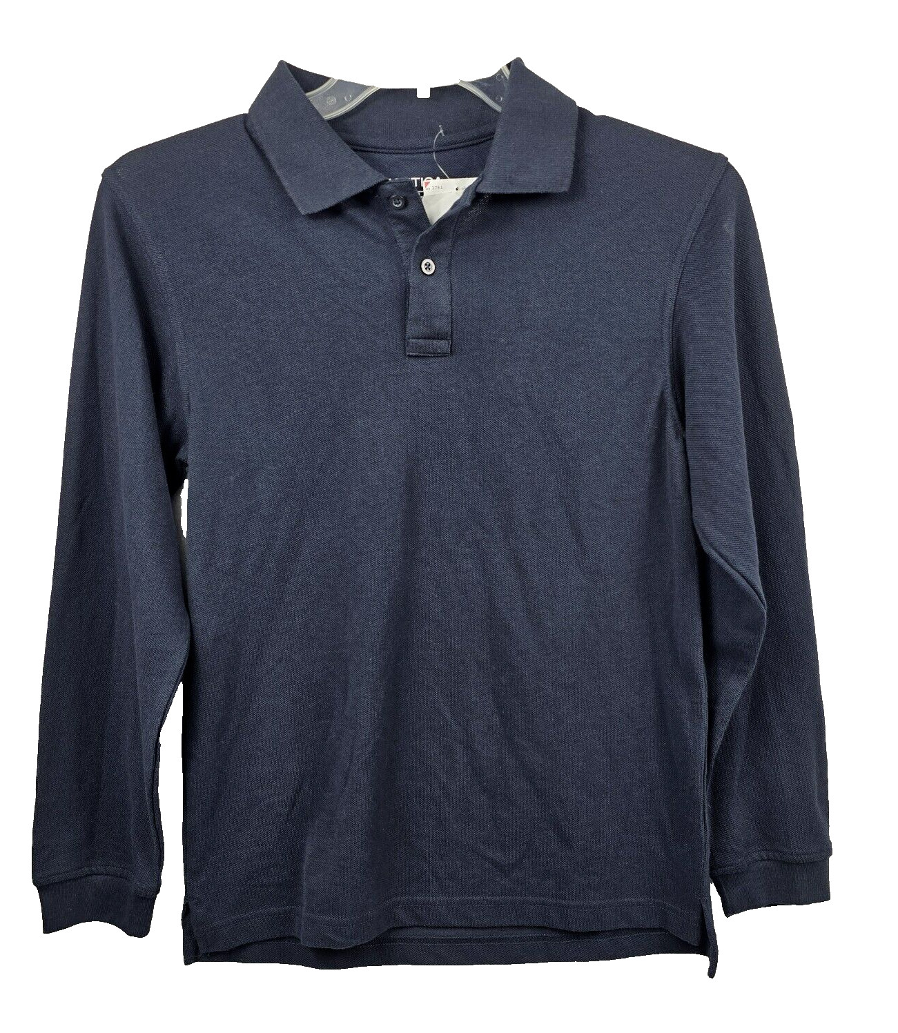 Nautica Boys School Uniform Collared Blue Shirt Long Sleeve Large 14/16
