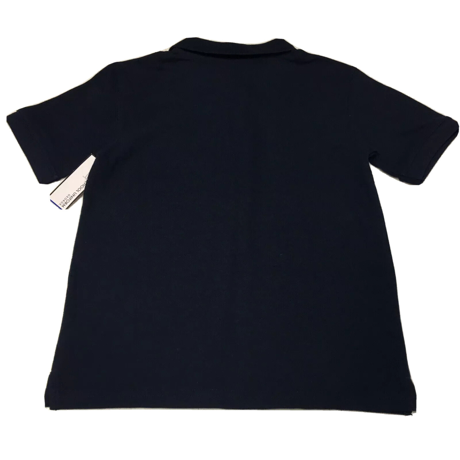 George Boys Shirt Size Large 10-12 Navy School Uniform NWT