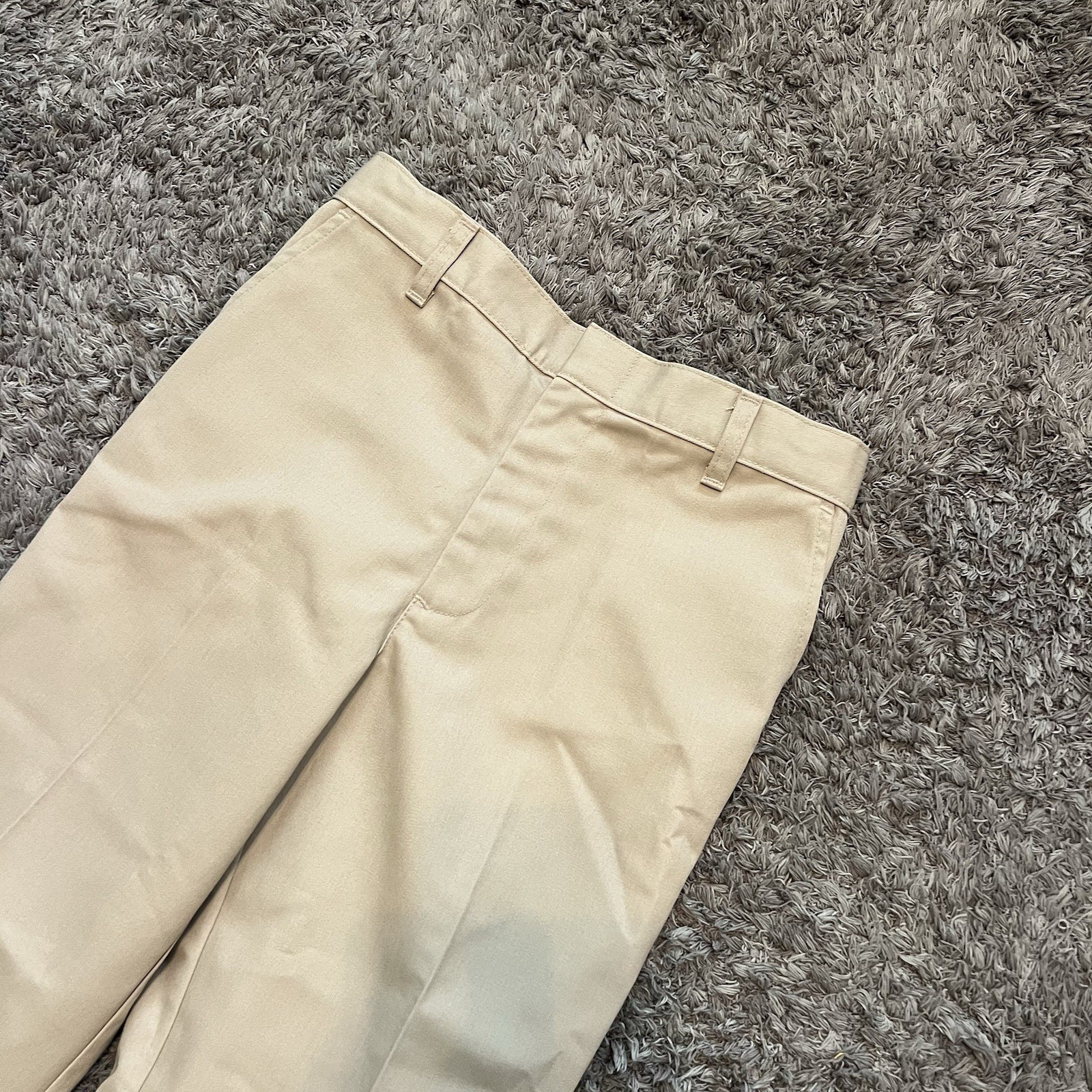 Tom Sawyer Tan Khaki Boys School Uniform Pants Size 11 Regular Youth New Slacks