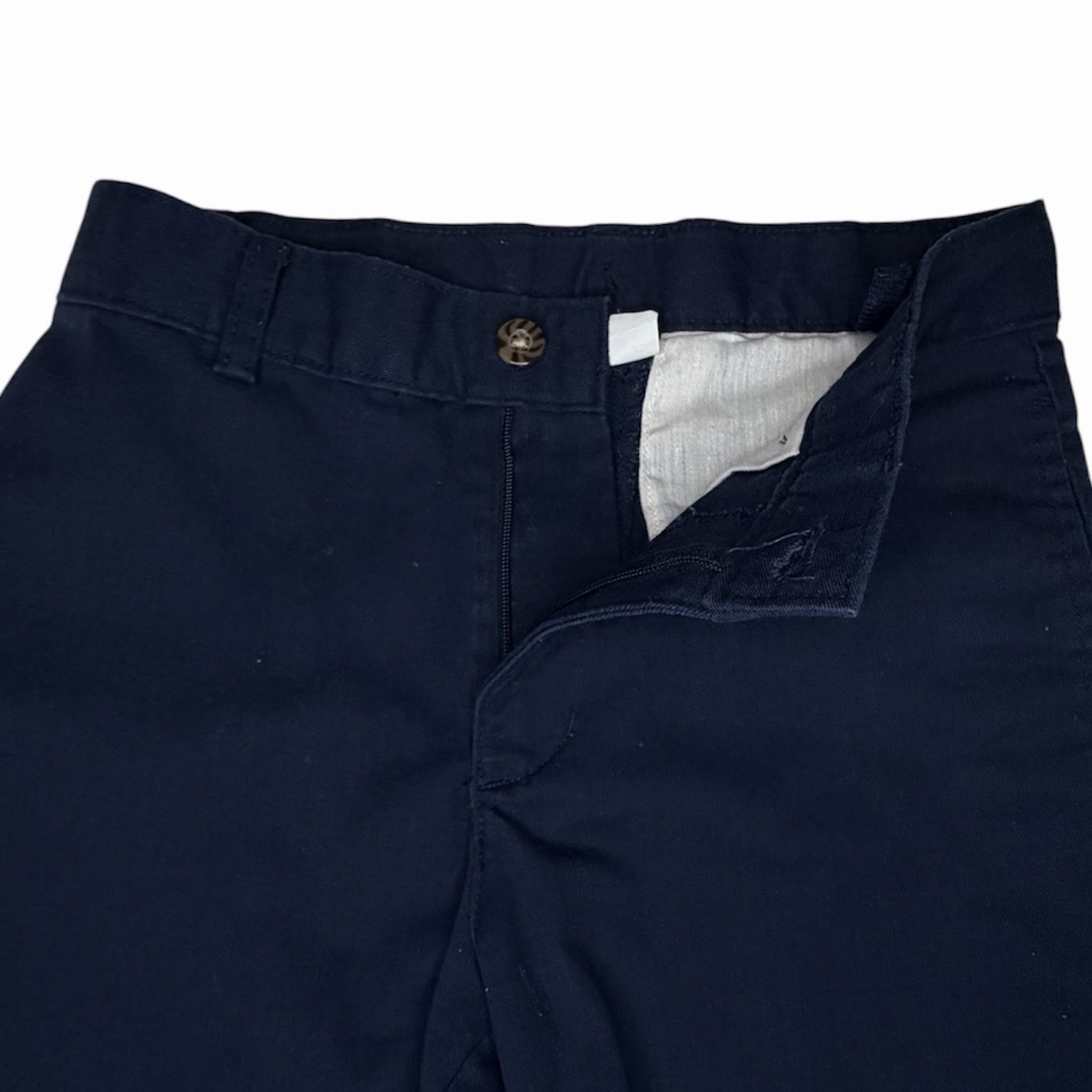 Dockers Boys School Uniform Shorts Lot 2 Size 8 Regular Khaki Navy Flat Front