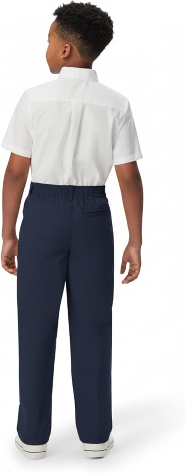 Boys Pull-On Relaxed Fit School Uniform Pant (Standard & Husky)