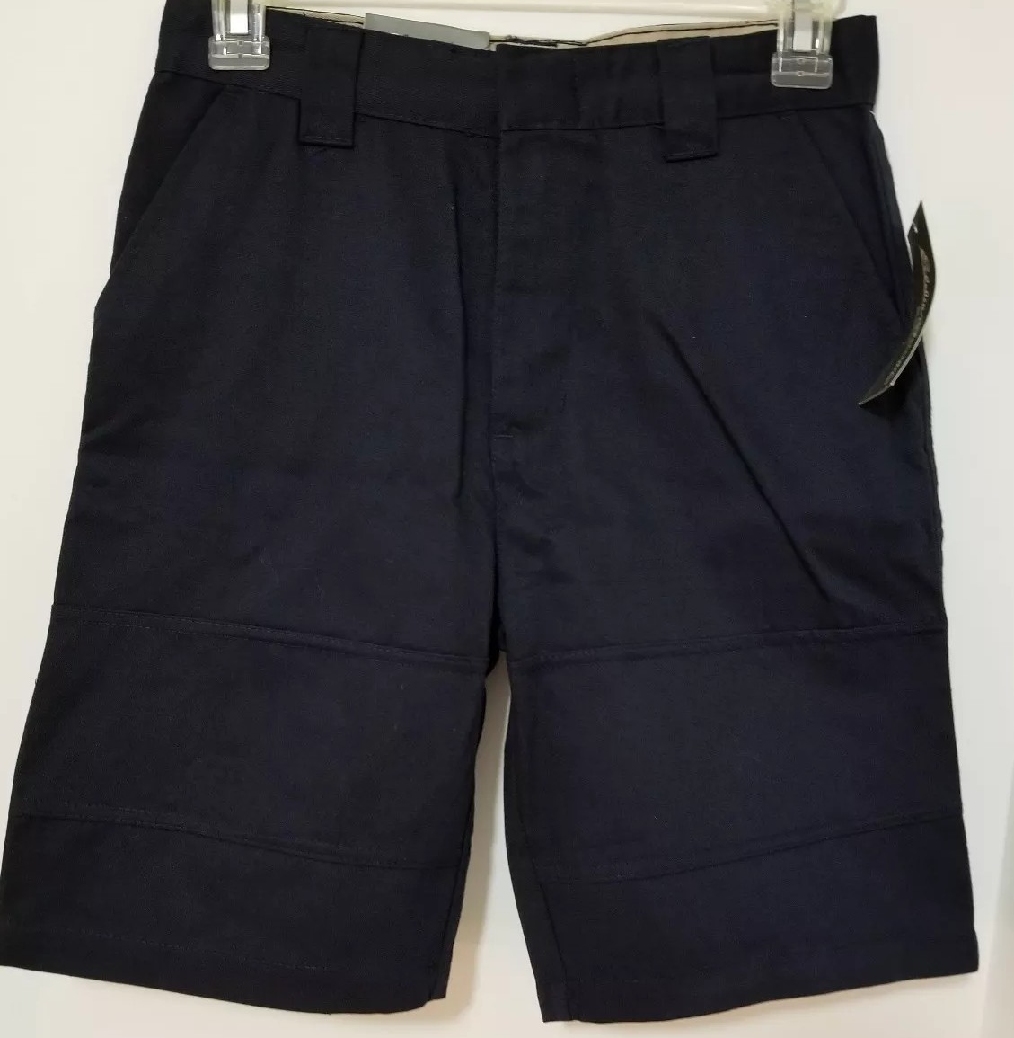Eddie Bauer School Uniform Navy Blue Cell Phone Pocket Shorts 12 Boys New 1160