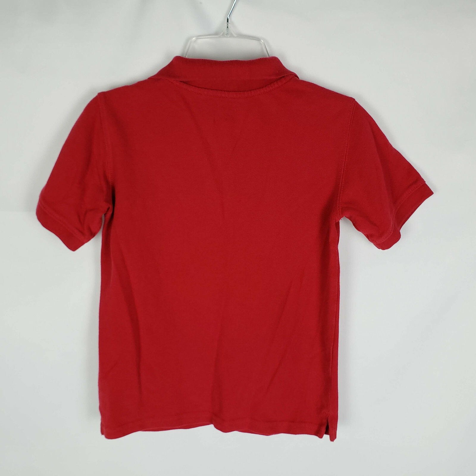 George Boys Uniform Short Sleeve Polo Shirt Red Size M/8 AG