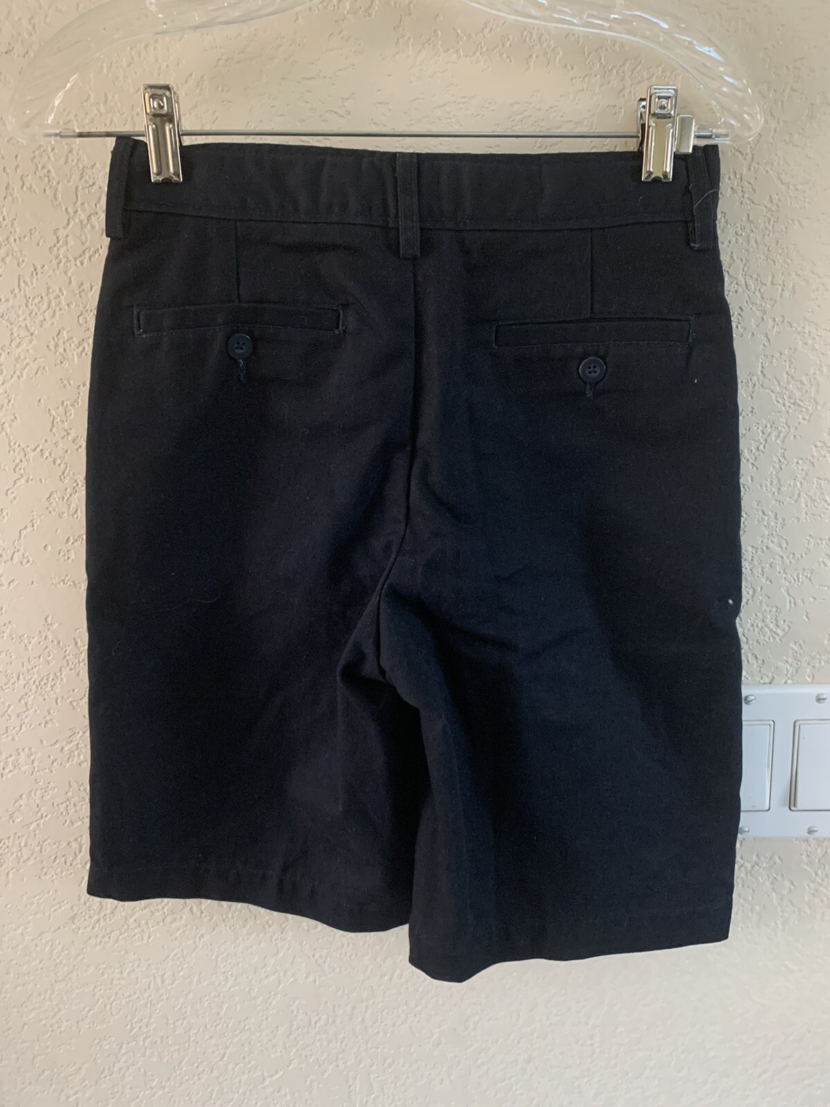 Dennis Uniform Boys 040720 Blue Flat Front Shorts Size 16 Slim (List $32)