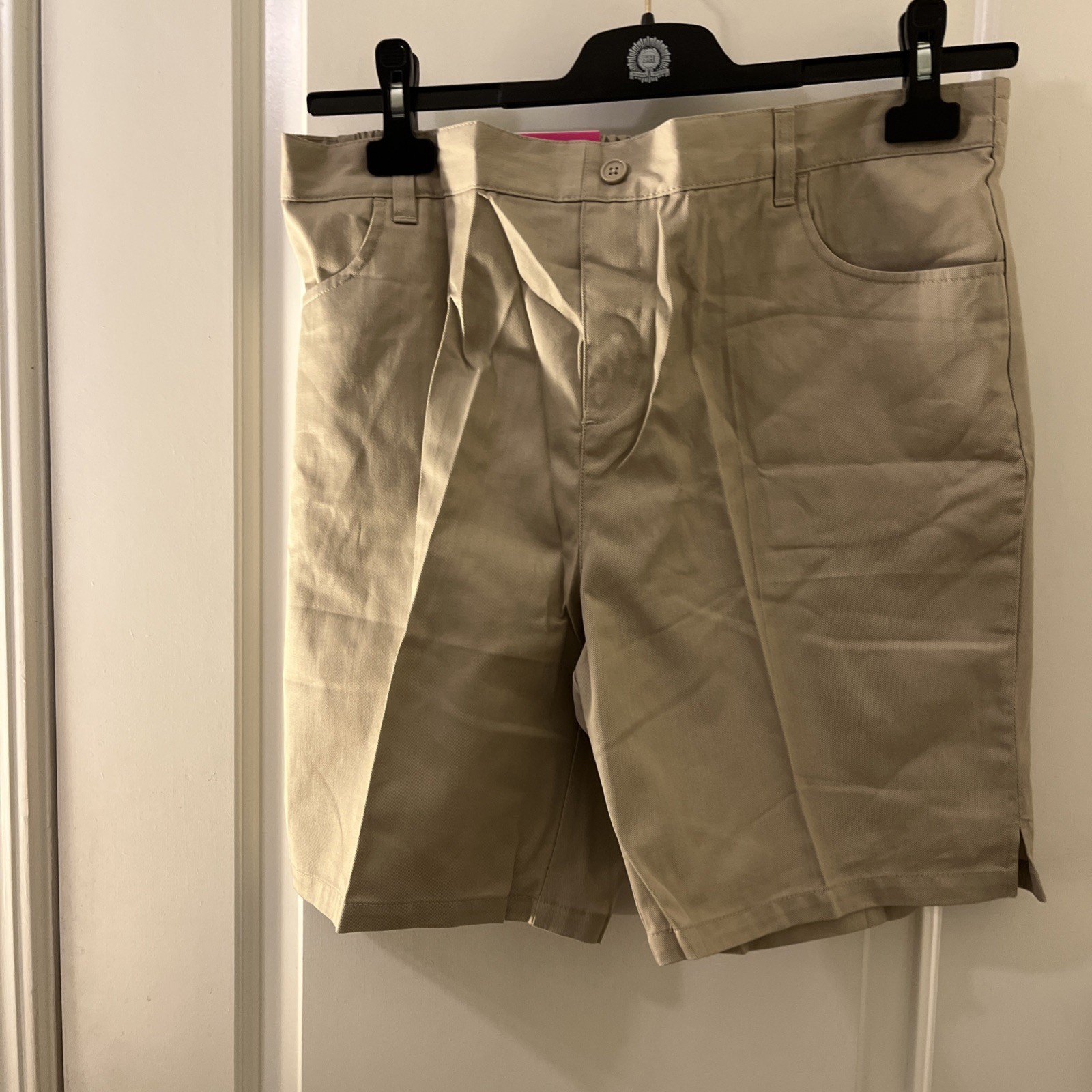 French Toast Khaki Kids Pull-On Stretch Back Waistband Shorts Size 18.5 Plus