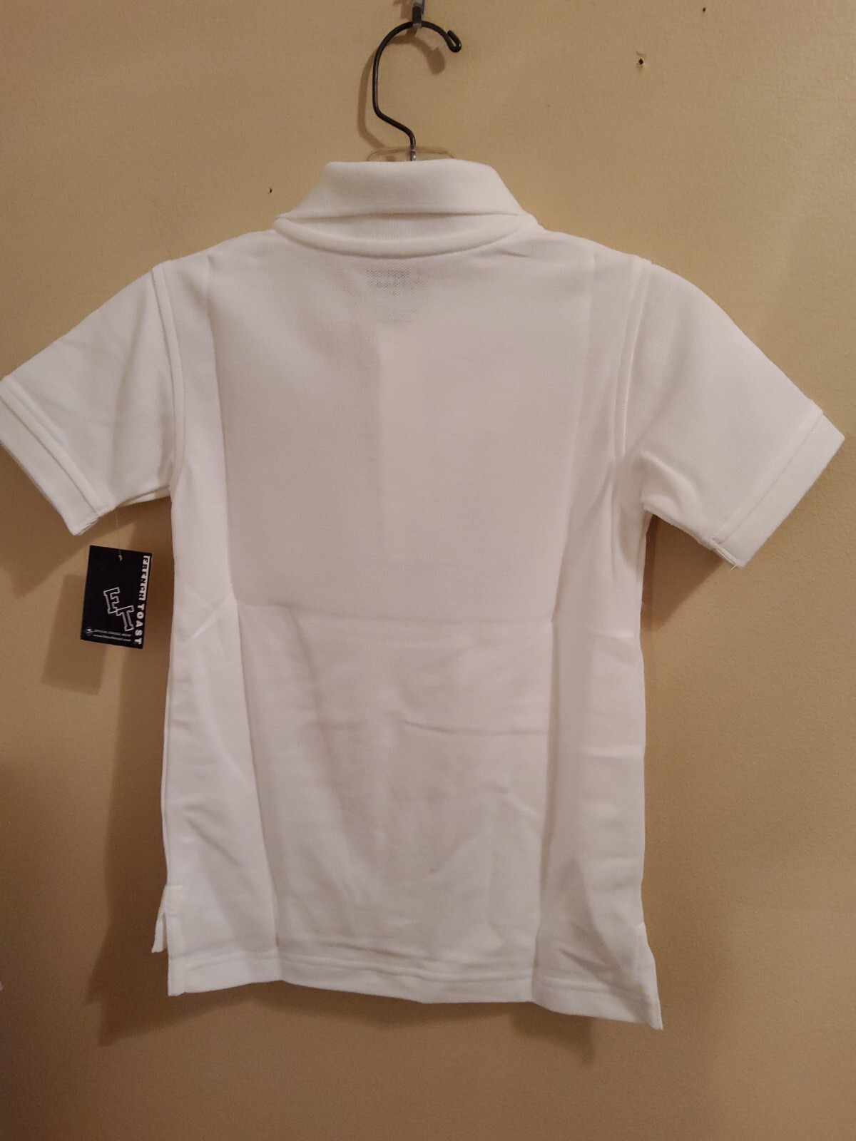 NWT French Toast White Polo unisex size 4, S/S, School Uniform or Casual wear 