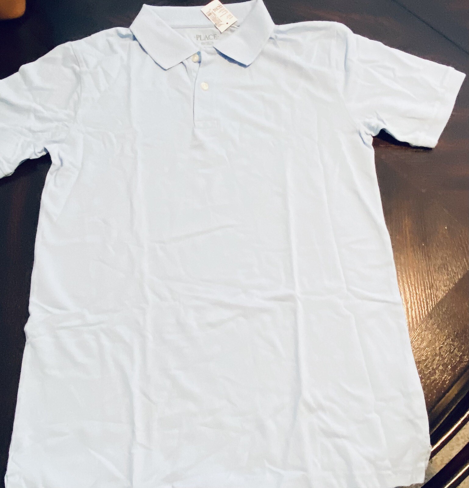 2 Boy’s Sky Blue Short Sleeve School Uniform Shirts XXL/TTG-16 Children’s Place