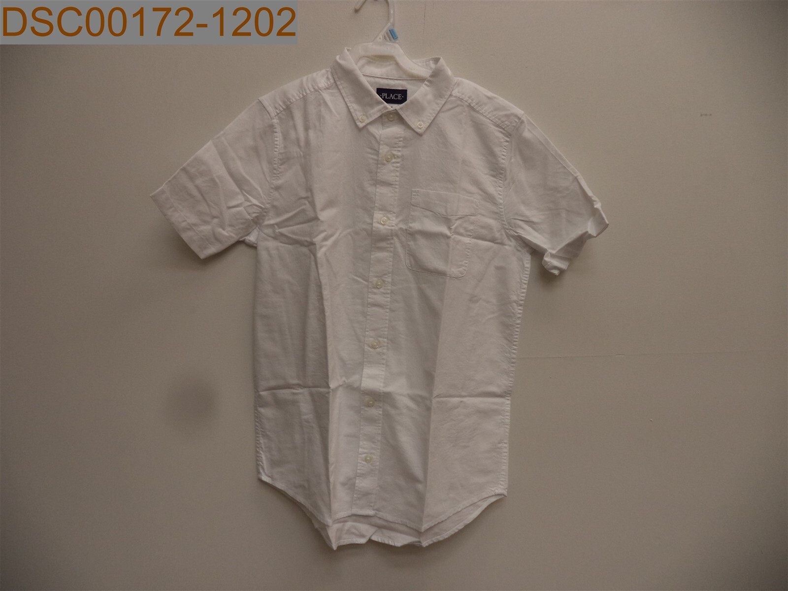 The Children’s Place Boy’s Uniform Button Up, White, XXL (16), 889705335088