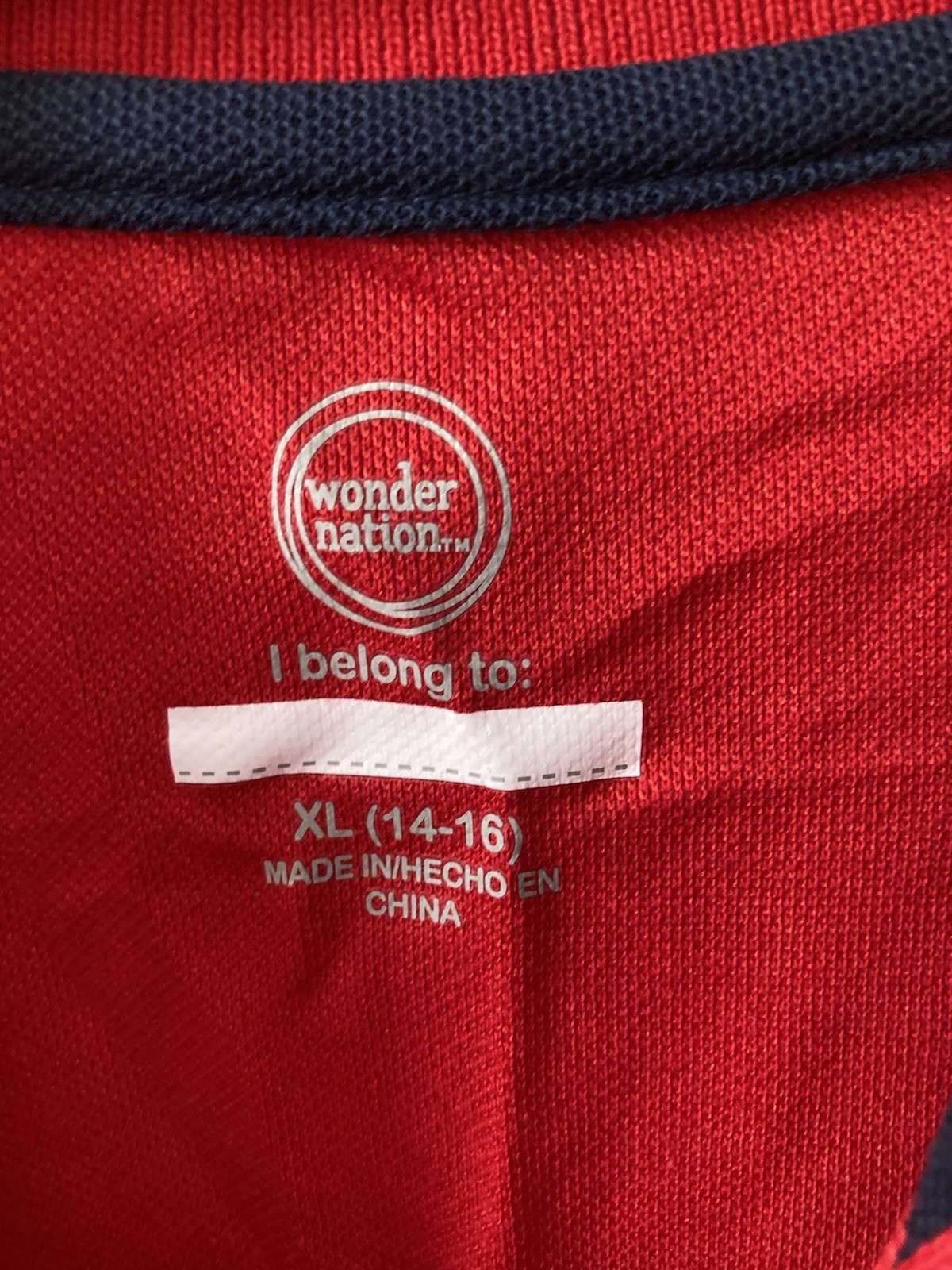 Red School Uniform Polo Shirt-kids 14-NEW-LONG Sleeves