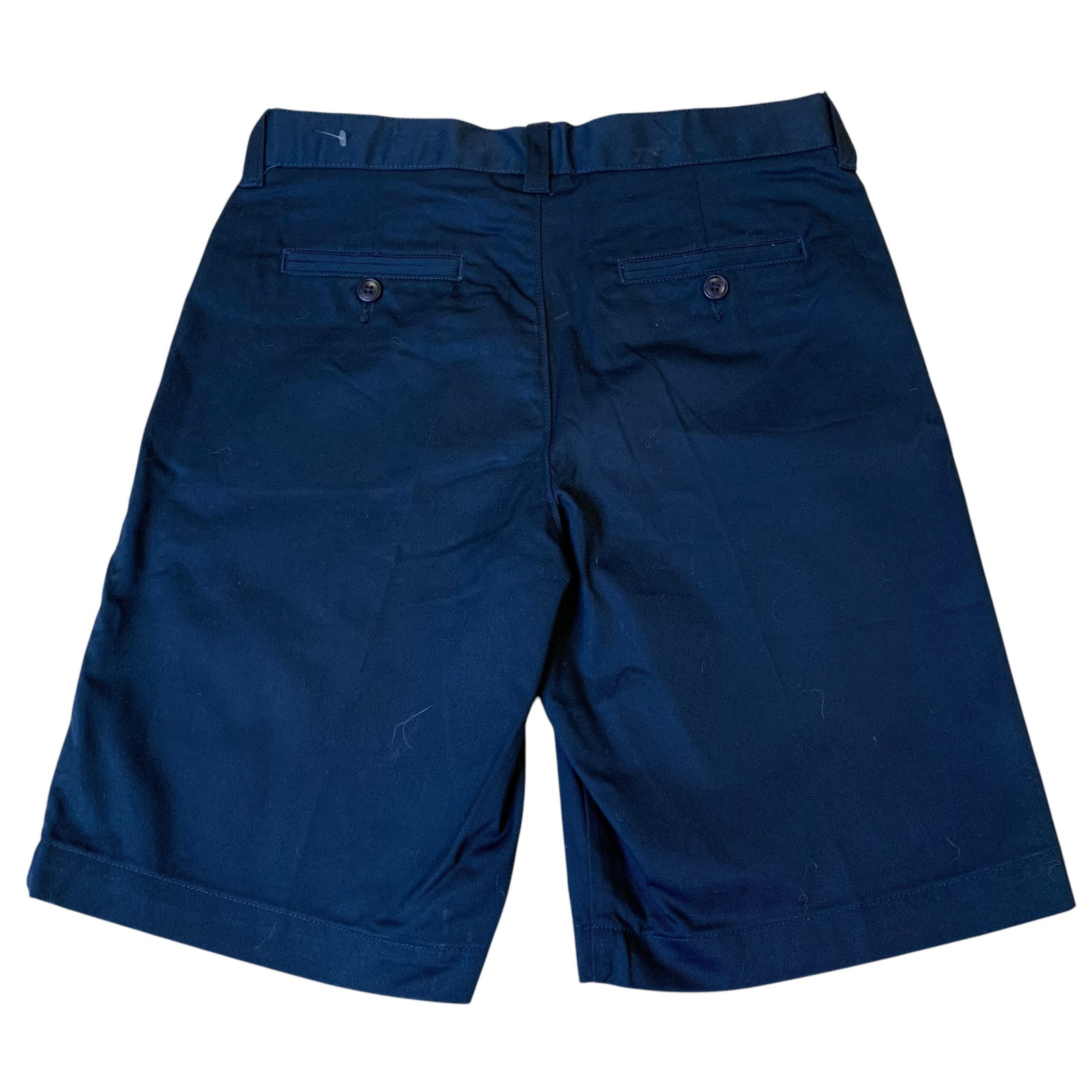 Lands’ End Boy’s Navy Blue School Uniform Shorts Size 14, 9” Inseam NWOT