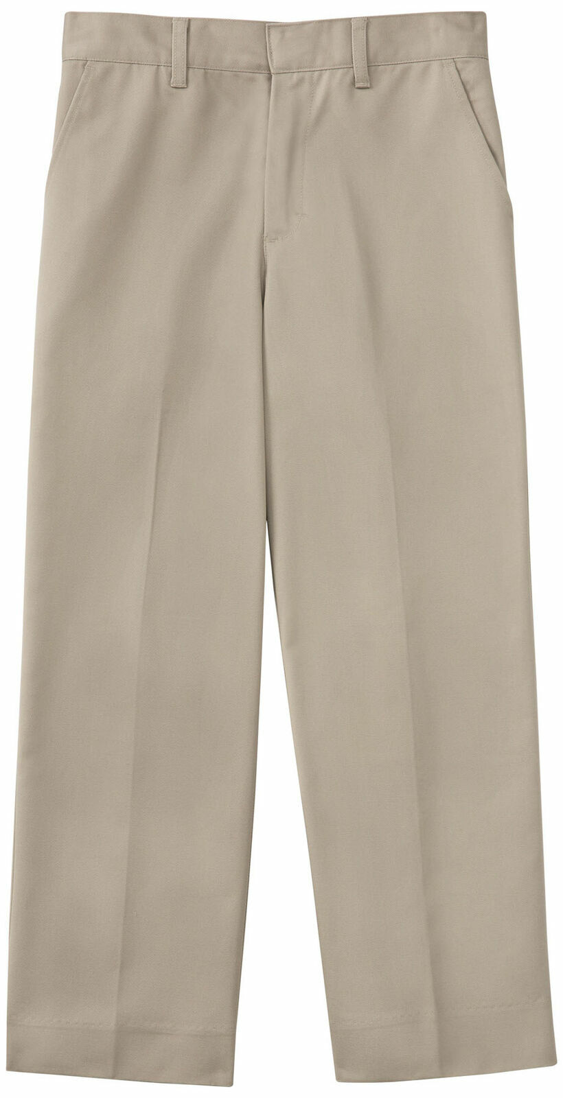CFj Wear ~ Big Boy’s Uniform Flat Front Pants Khaki