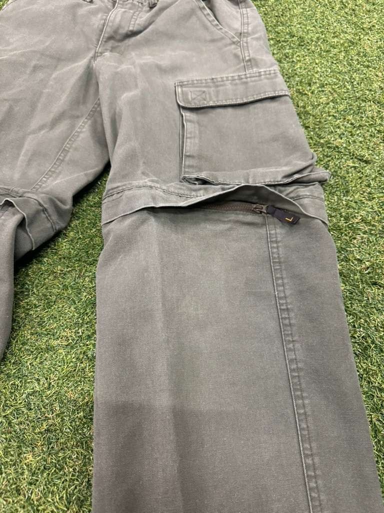 Boy Scouts of America Convertiable Uniform Pants Youth 6 Gray Cotton Outdoor