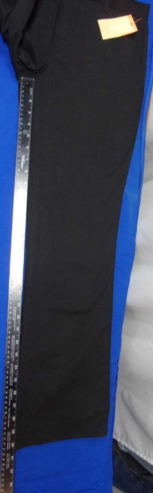 NEW DESIGNER FRENCH TOAST STRAIGHT SCHOOL UNIFORM BLACK PANTS SIZE 20 1/2 PLUS