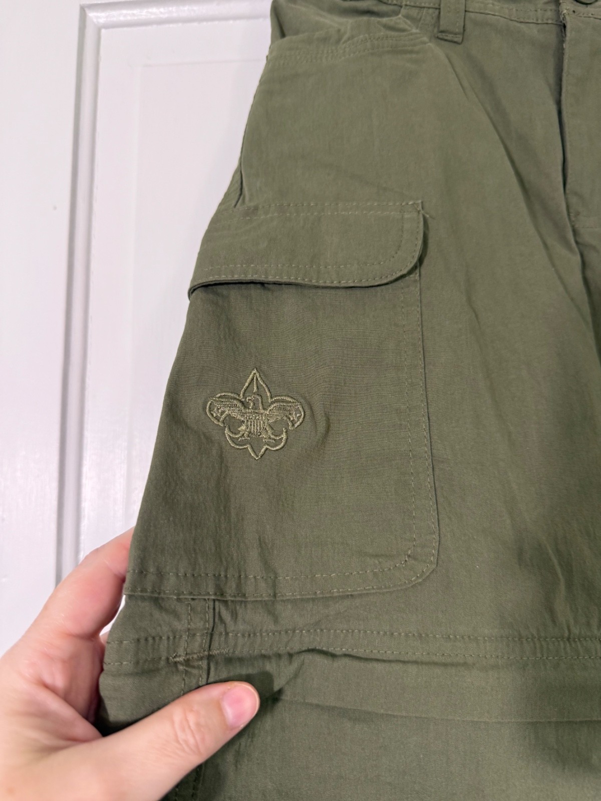 Youth 10 – Boy Scouts of America Switchbacks Uniform Pants Convertible Zip Off
