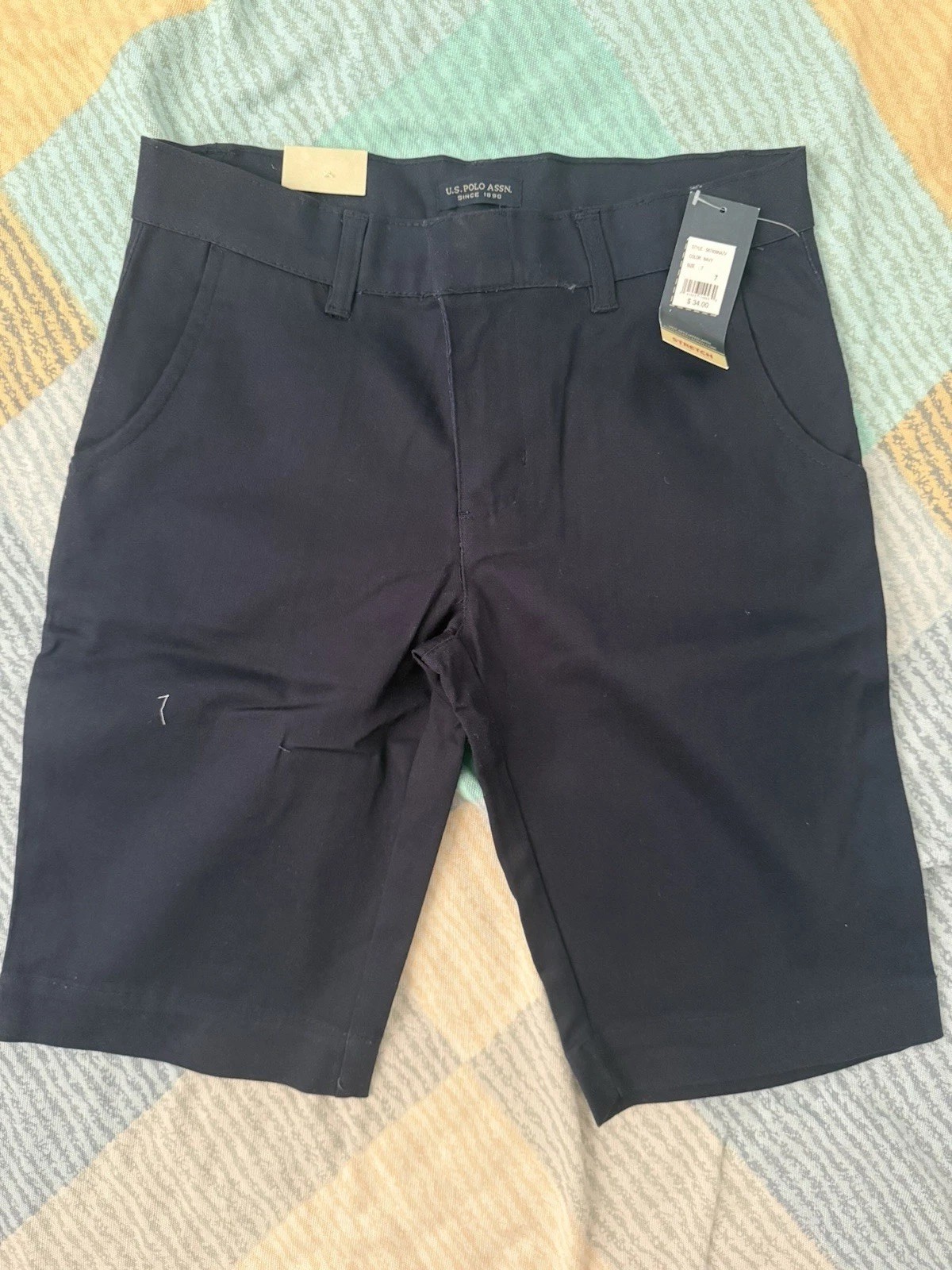 School uniform shorts navy blue Size 7