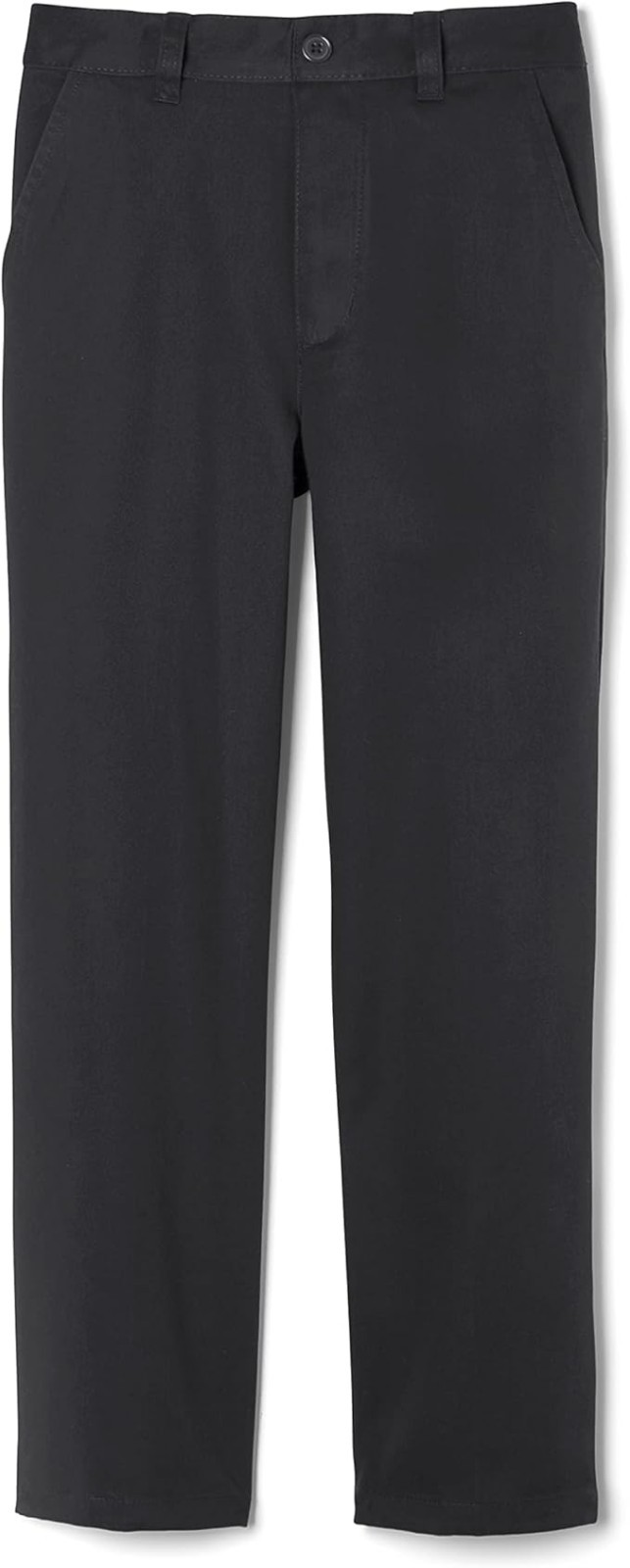 NEW French Toast Relaxed Fit Pull On Pants Black Size 14 (Standard & Husky)