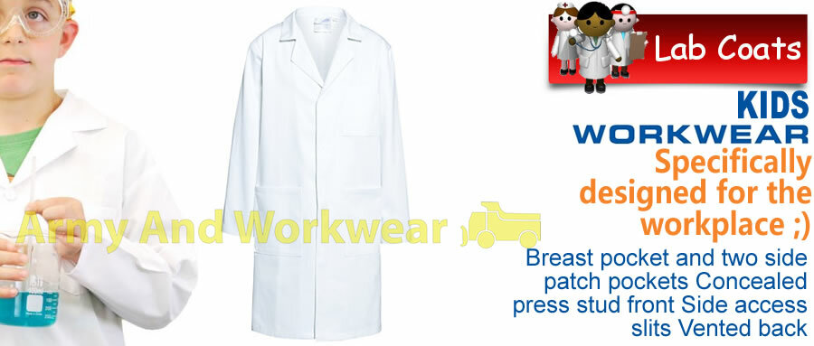 Kids Lab Warehouse Coat Laboratory School Workwear Overall Doctors Food Students