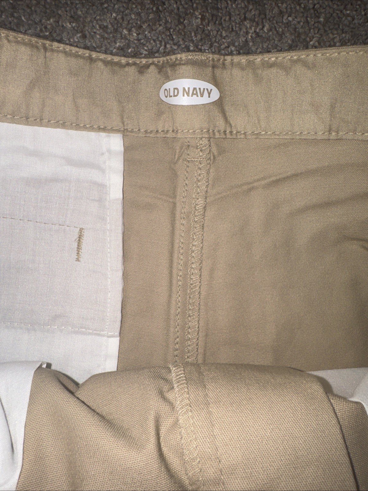 Old Navy Khaki Uniform Short Big Boy Size 14 Plus Husky NWT