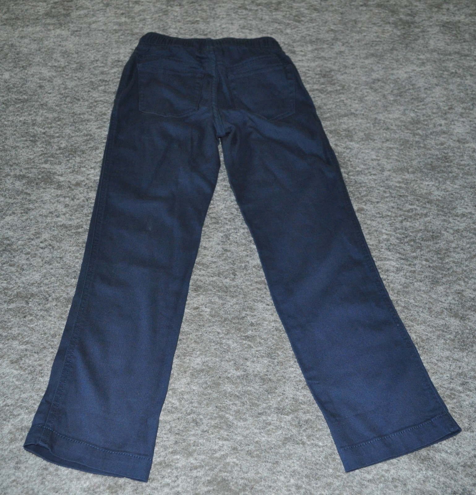 Boys Navy Blue School Uniform Pants Size 6-7/ 7s Lot Of 2 Adjustable Waist