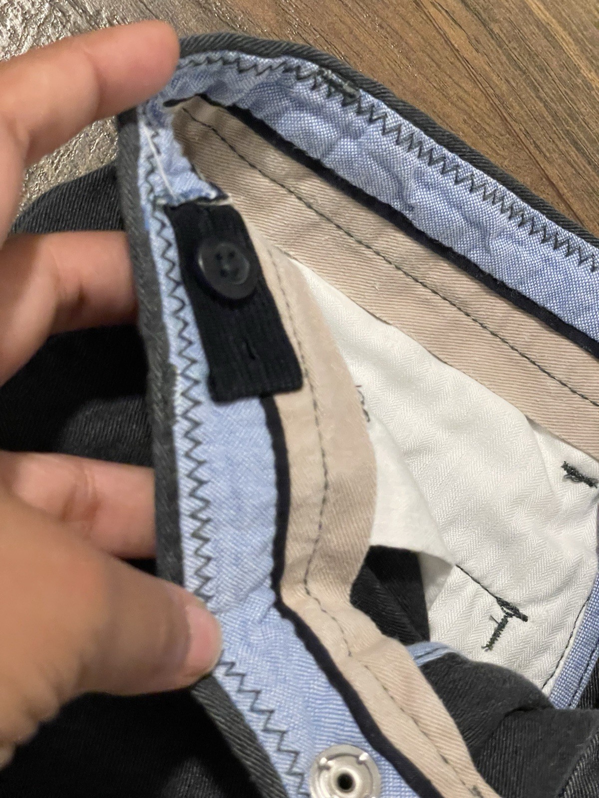 Gap kids gray stretch waist uniform pants size 10