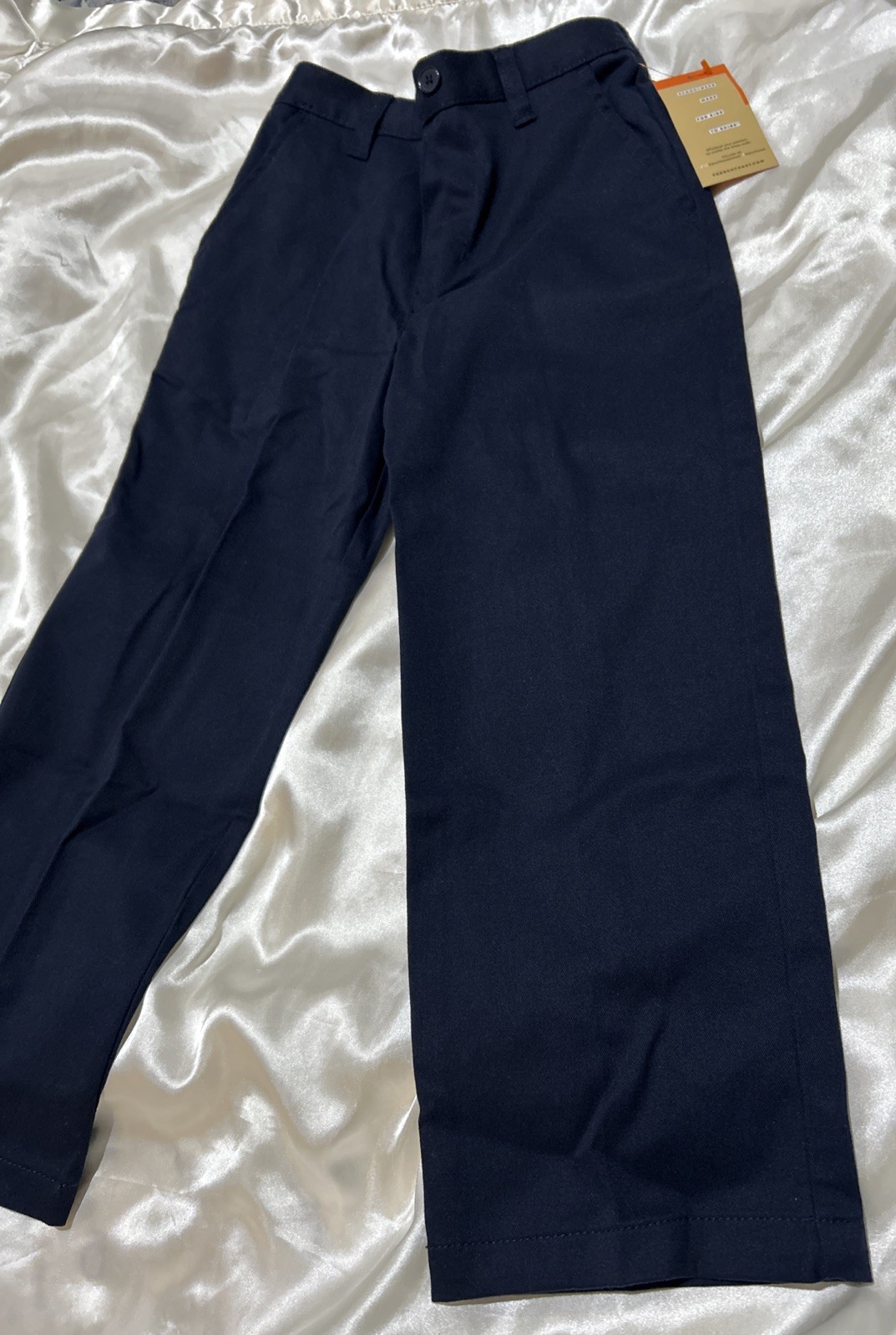 NEW TAG FRENCH TOAST RELAXED PULL UP PANT NAVY BLUE BOYS SIZE 6 SCHOOL UNIFORM
