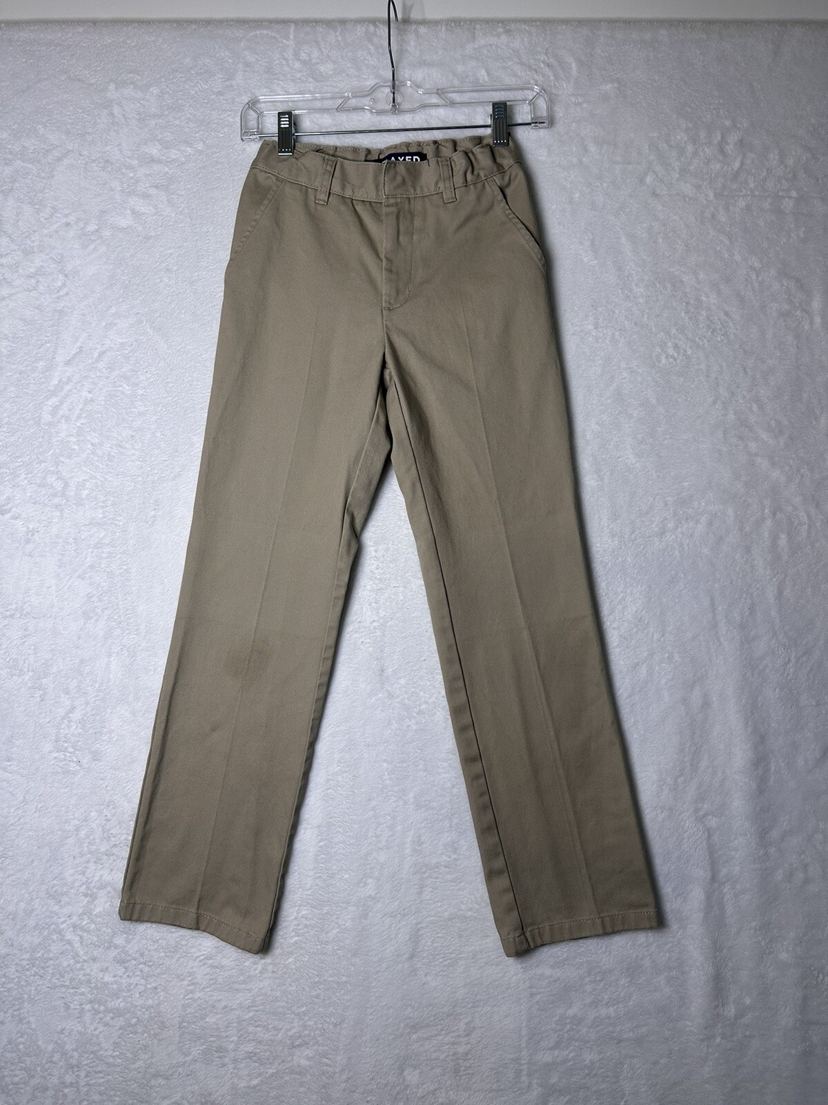 Place AND French Toast Khaki Pants Boys Size 12 & 12 Slim Both Adjustable 2 Pair