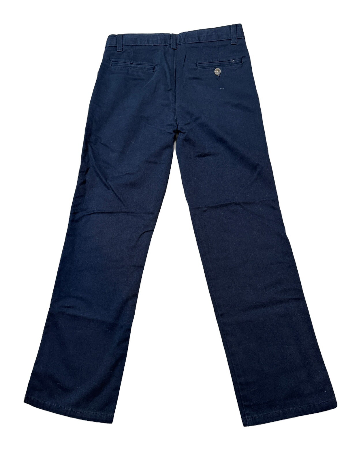 Chaps Boy’s Navy Blue Pleated Pants Size 10 Approved School Uniform Wear EUC