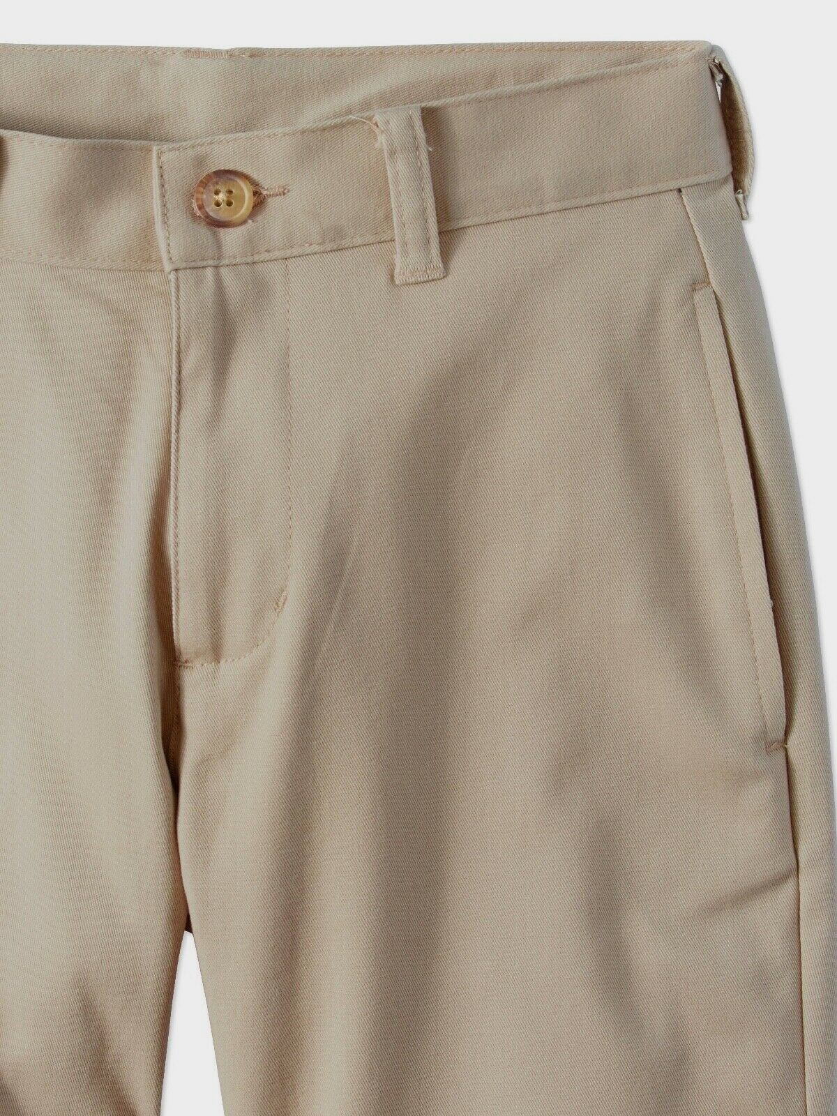 Wonder Nation Boys School Uniform Super Soft Flat Front Shorts, Warm Beige, 16