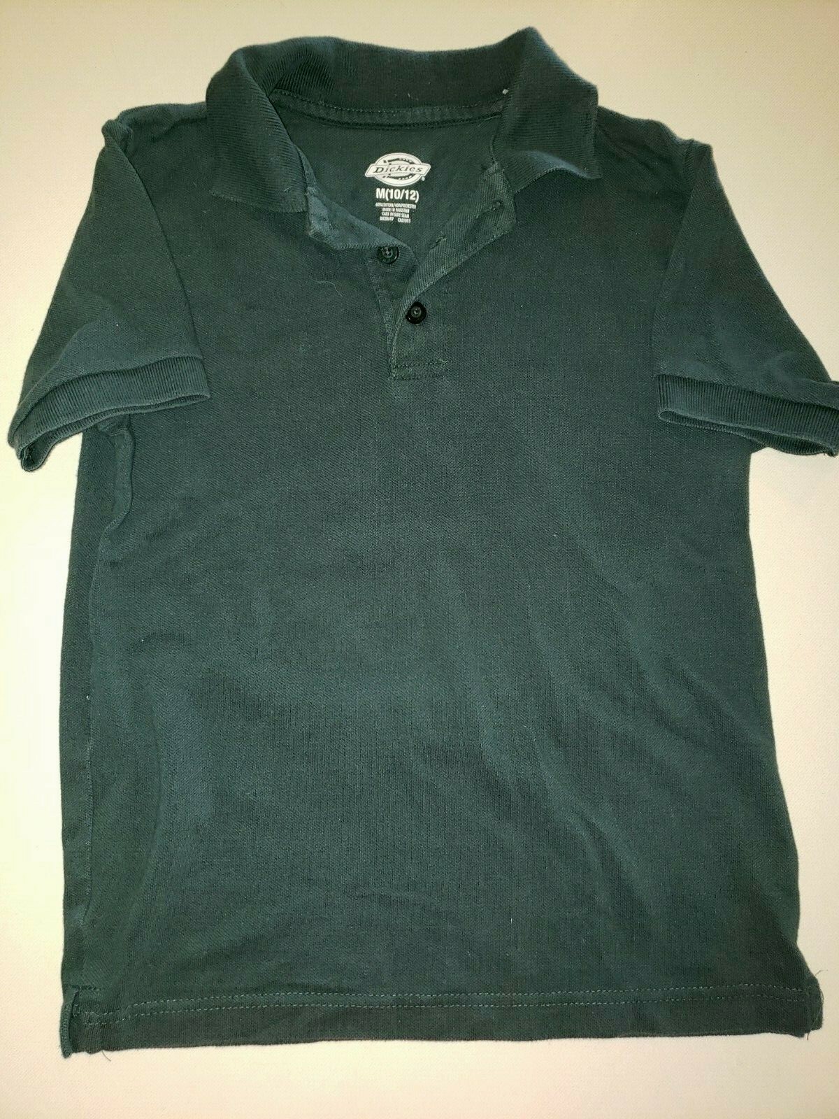 2 boys SCHOOL UNIFORM SHIRTS TOPS polo 10/12 purple FRENCH TOAST DICKIES green