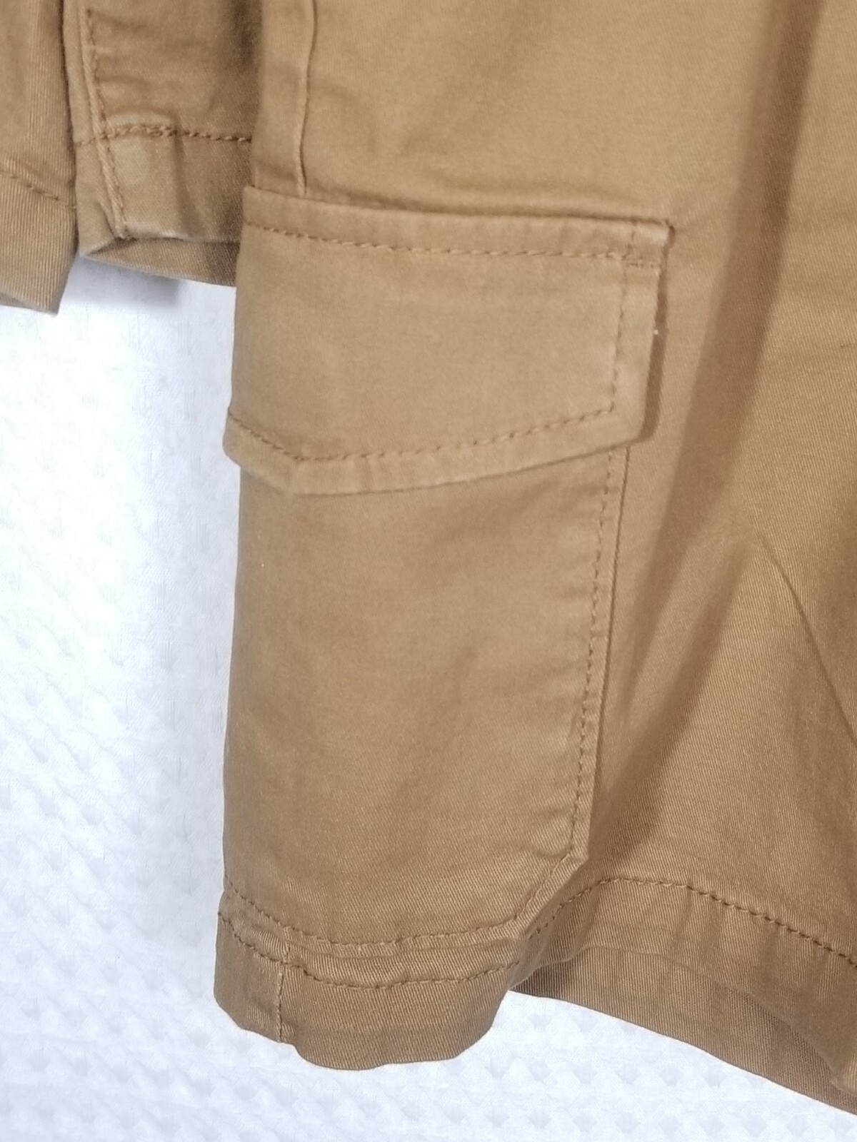 Old Navy Boys Built-In Flex Straight Uniform Shorts Blue/Beige 10-12 (4 Pair)