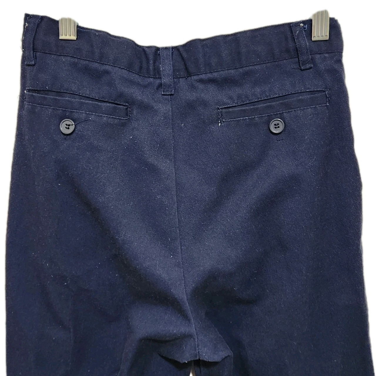 Authentic Galaxy Boys 12 School Uniform Pants Navy Blue Flat Front