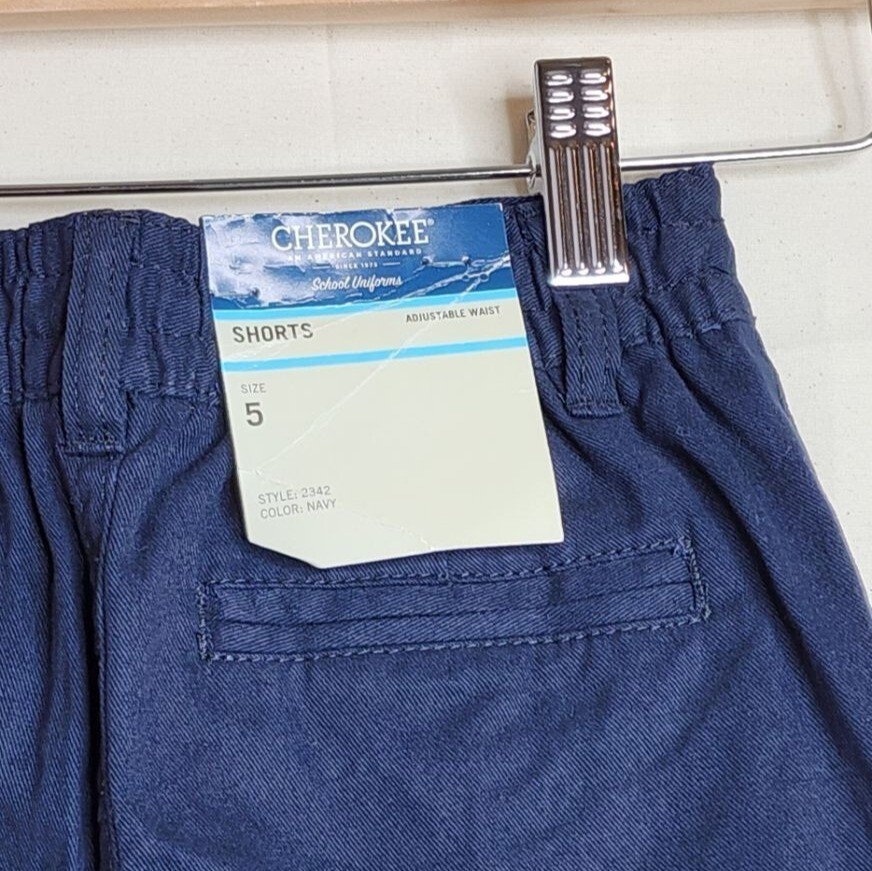 New Cherokee “School Uniform” Boys Shorts size 5 Blue