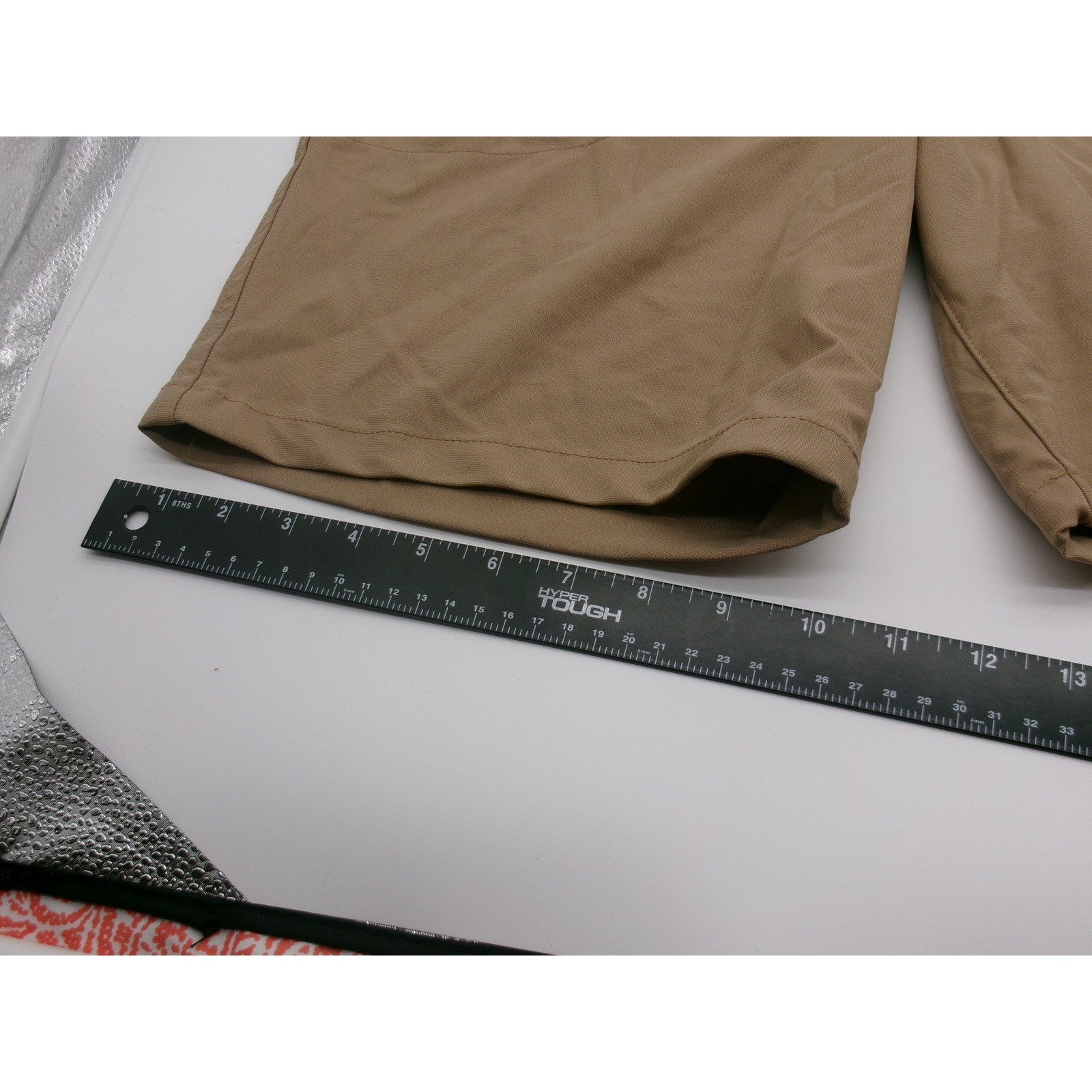 Wonder Nation Boys Khaki School Uniform Shorts 16 Husky Moisture Wicking NWT