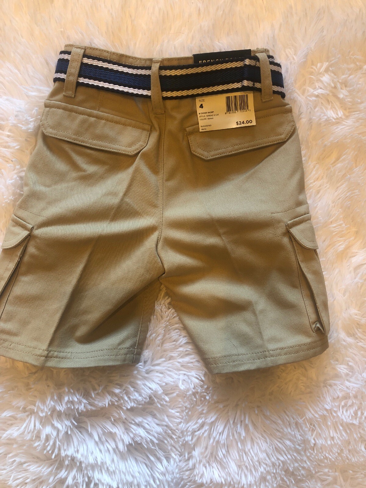 French Toast Khaki Cargo Shorts Boys