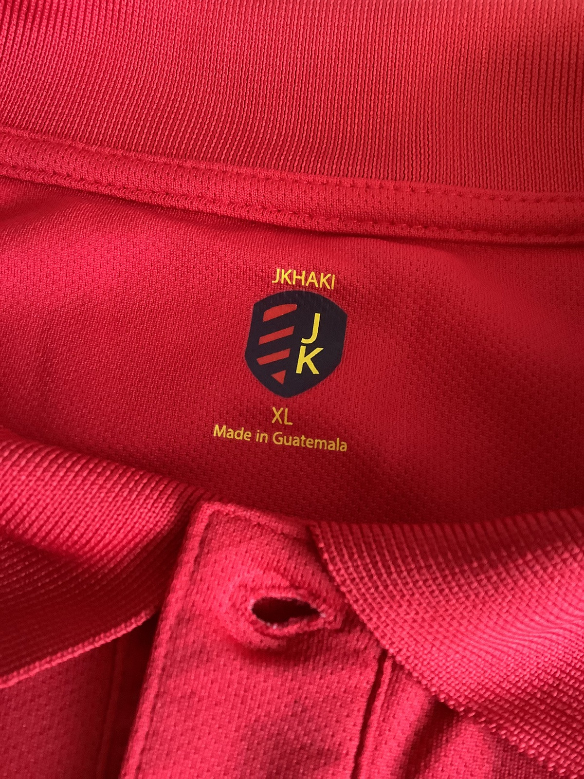 Jkhaki Red Collared Shirt Boys Size Xl New Uniform School Polo Style Shirt Box Q