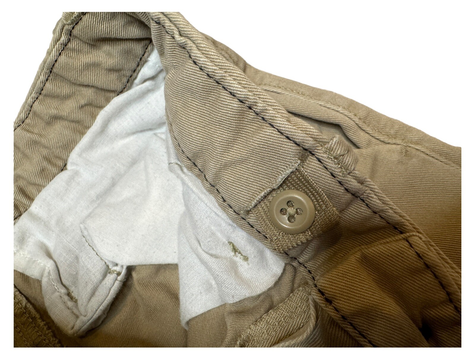 GAP Kids Boy’s Khaki Slim Straight Fit Pants Size 14 Flat Front GUC