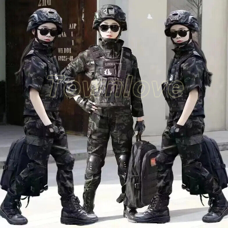 New Children’s Special Forces Combat Uniform, New Camouflage Training Suits