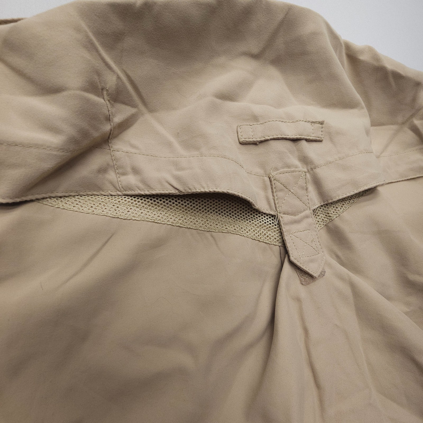 Boy Scouts Of America Youth Medium Uniform Shirt Tan Vented Microfiber Hiking