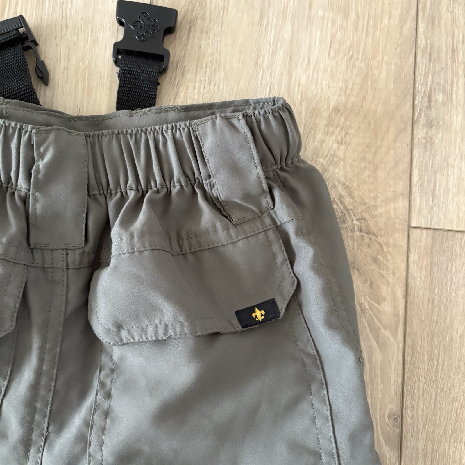 Boy Scouts Of America Switchbacks Pants Small Green Uniform Zip Off Cargo Hike