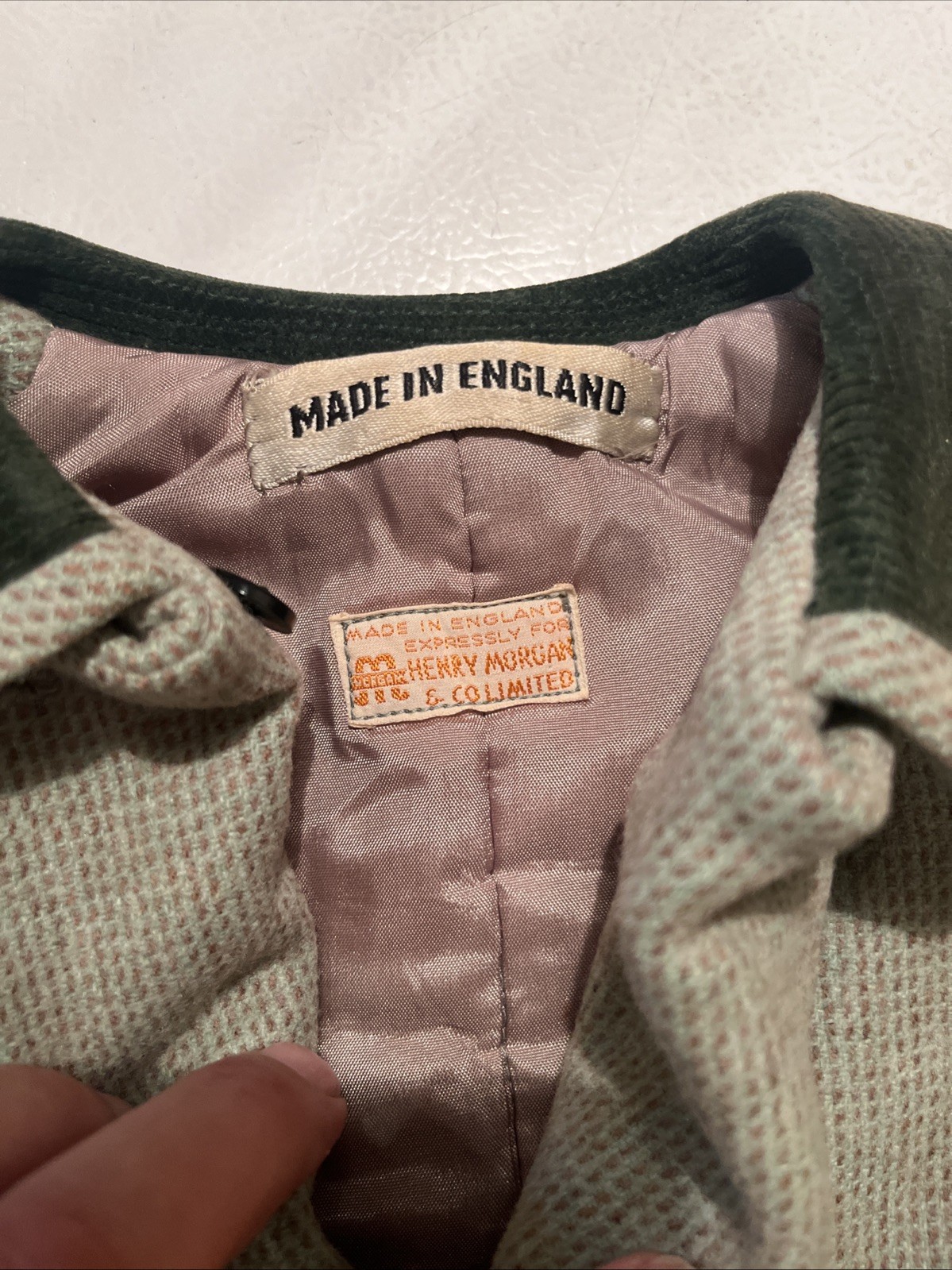 Vintage Henry Morgan Canada Kid Child’s Suit Uniform England Circa 1930s