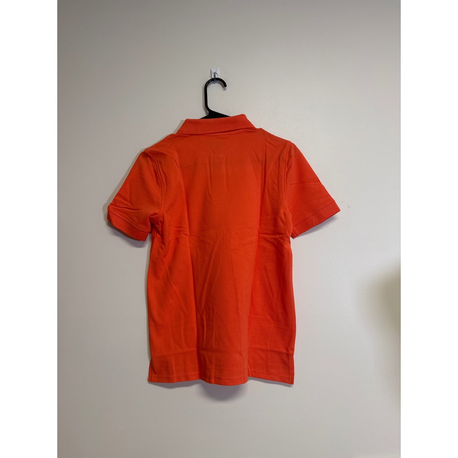 Real School Uniforms Orange Youth Large Unisex Short Sleeve Pique Polo