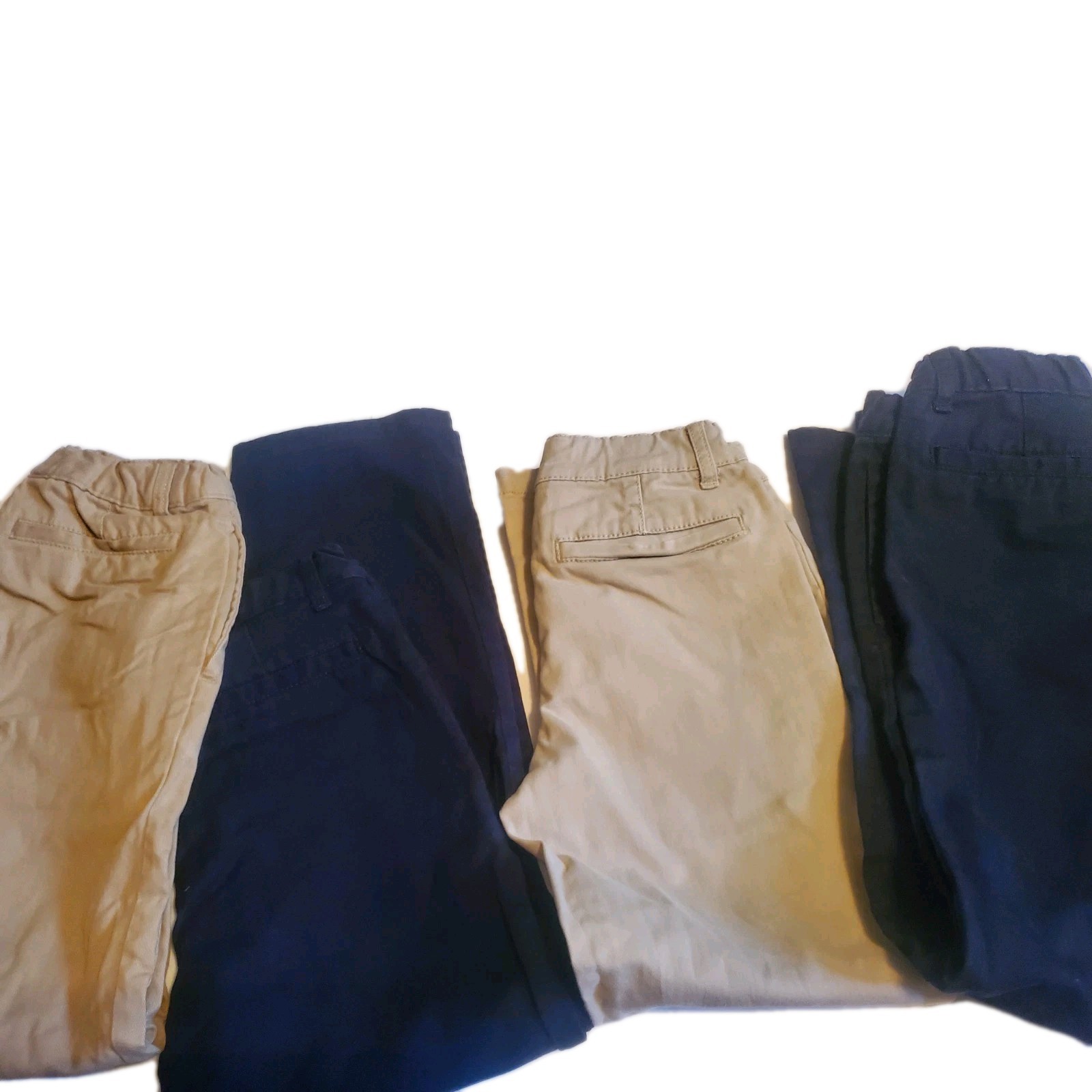 Boys Size 7 Size 8 Uniform Pants & Shorts Lot Of 7 The Childrens Place Khaki