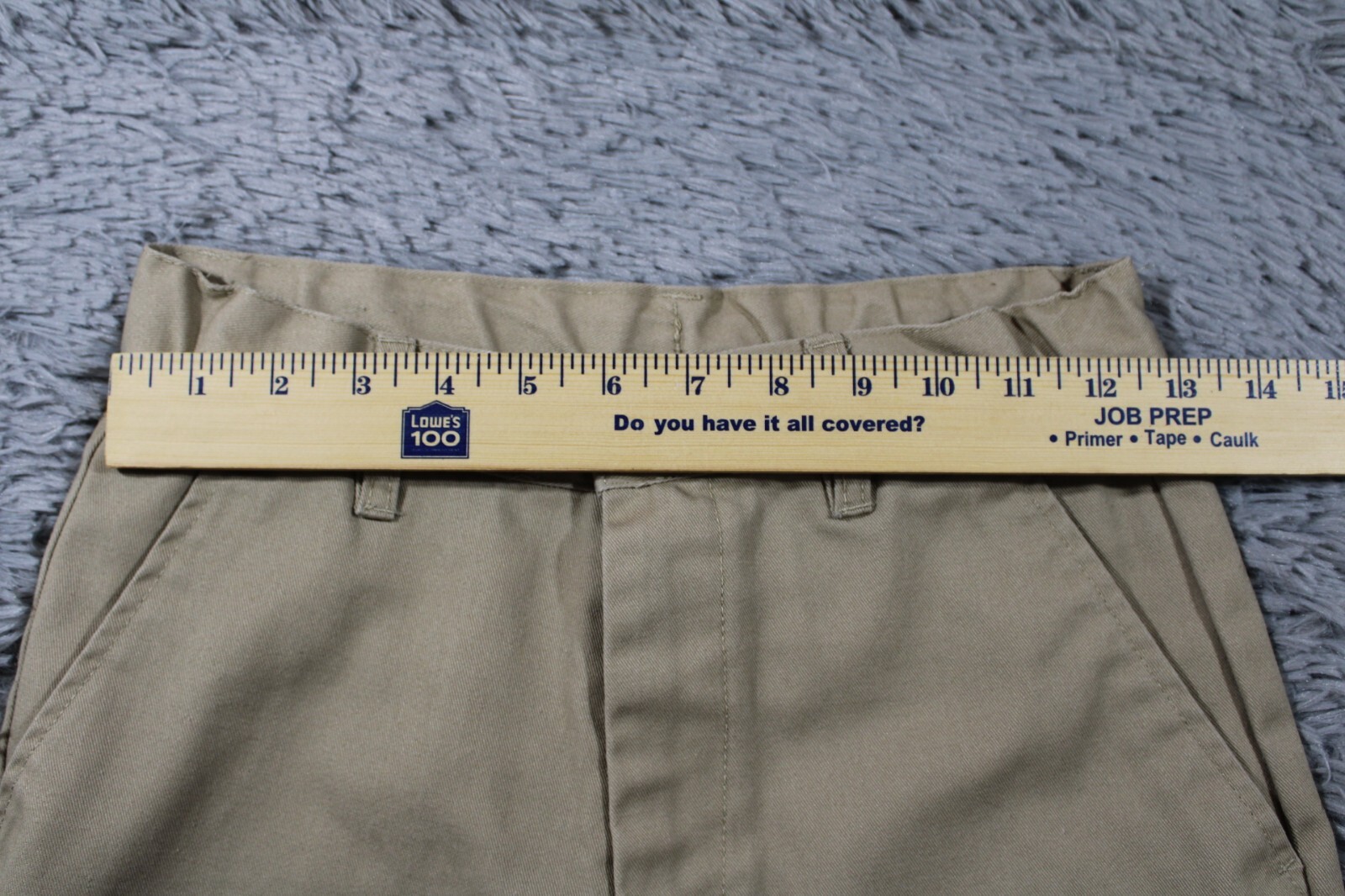 Authentic Galaxy Shorts Boys Size 12 Beige Tan School Uniform Classic Twill