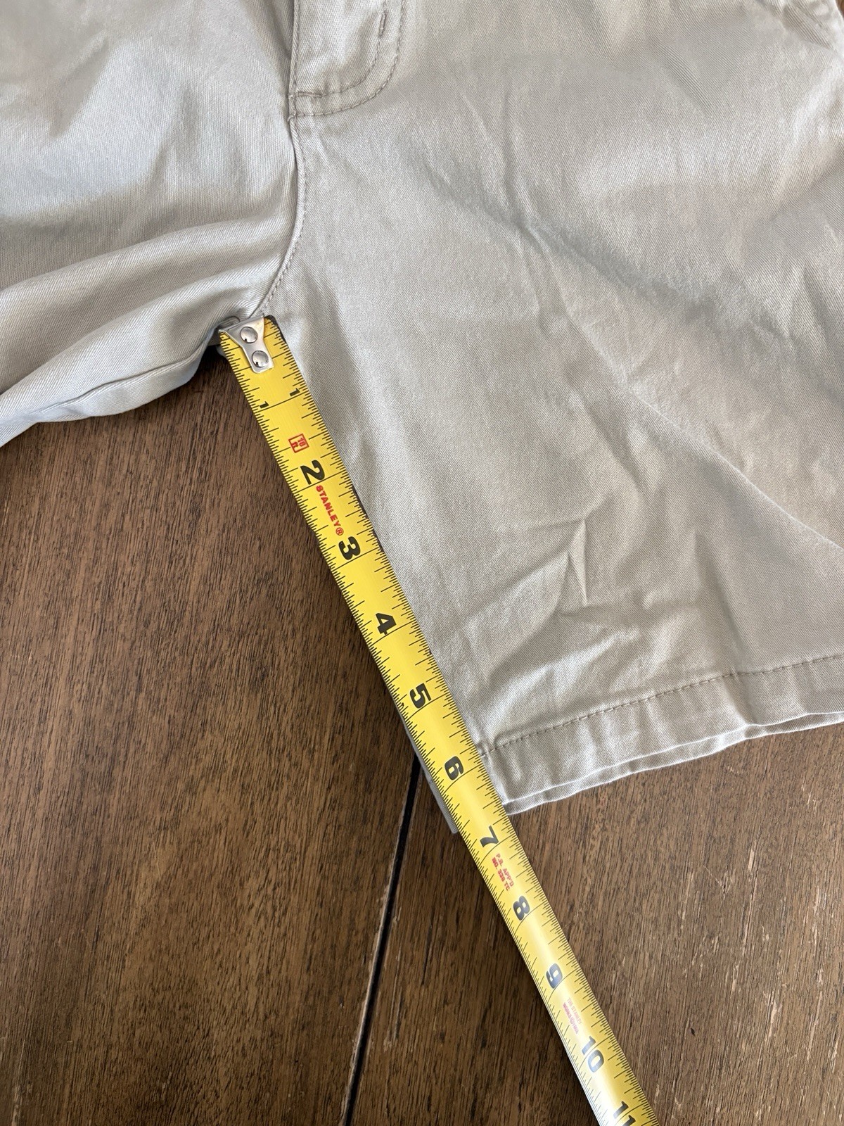 Old Navy French Toast Boys Uniform Bermuda Shorts Size 7 Beige 2 Piece Set