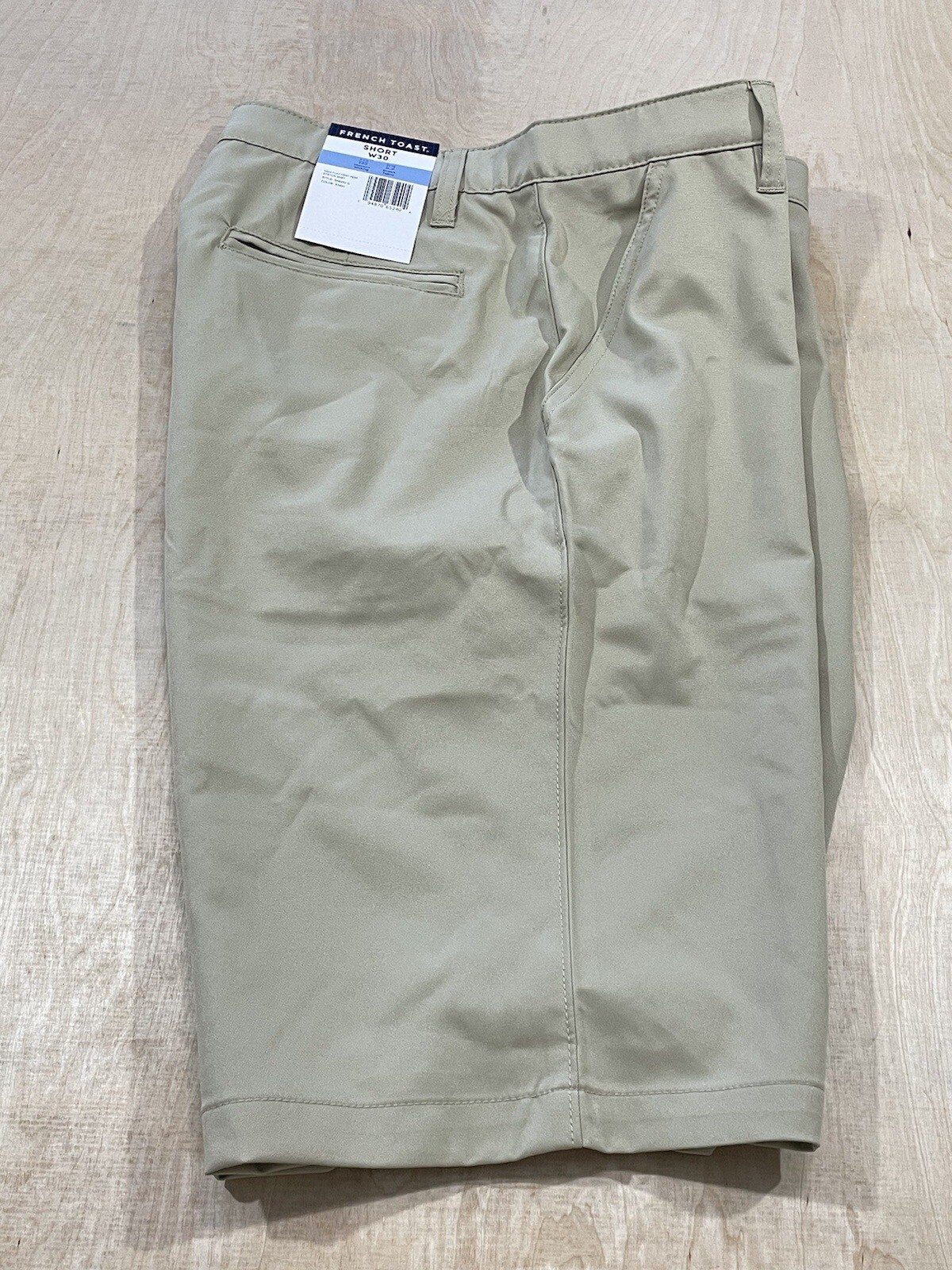 French Toast Uniform Shorts Boys Size W30 Khaki NWT