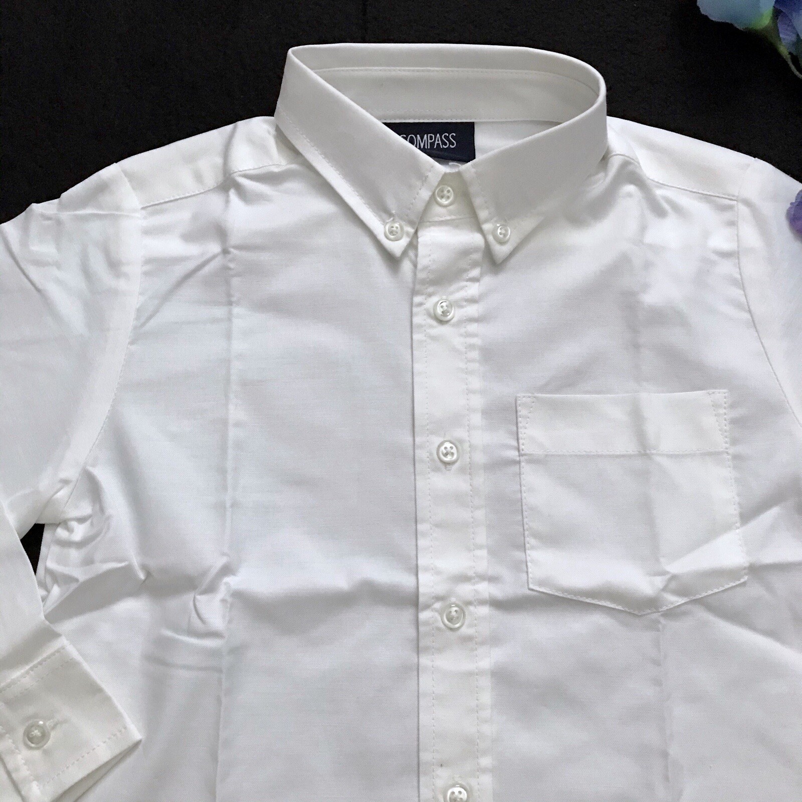 Compass NWOT Button Down School Uniform Unisex Kids 6