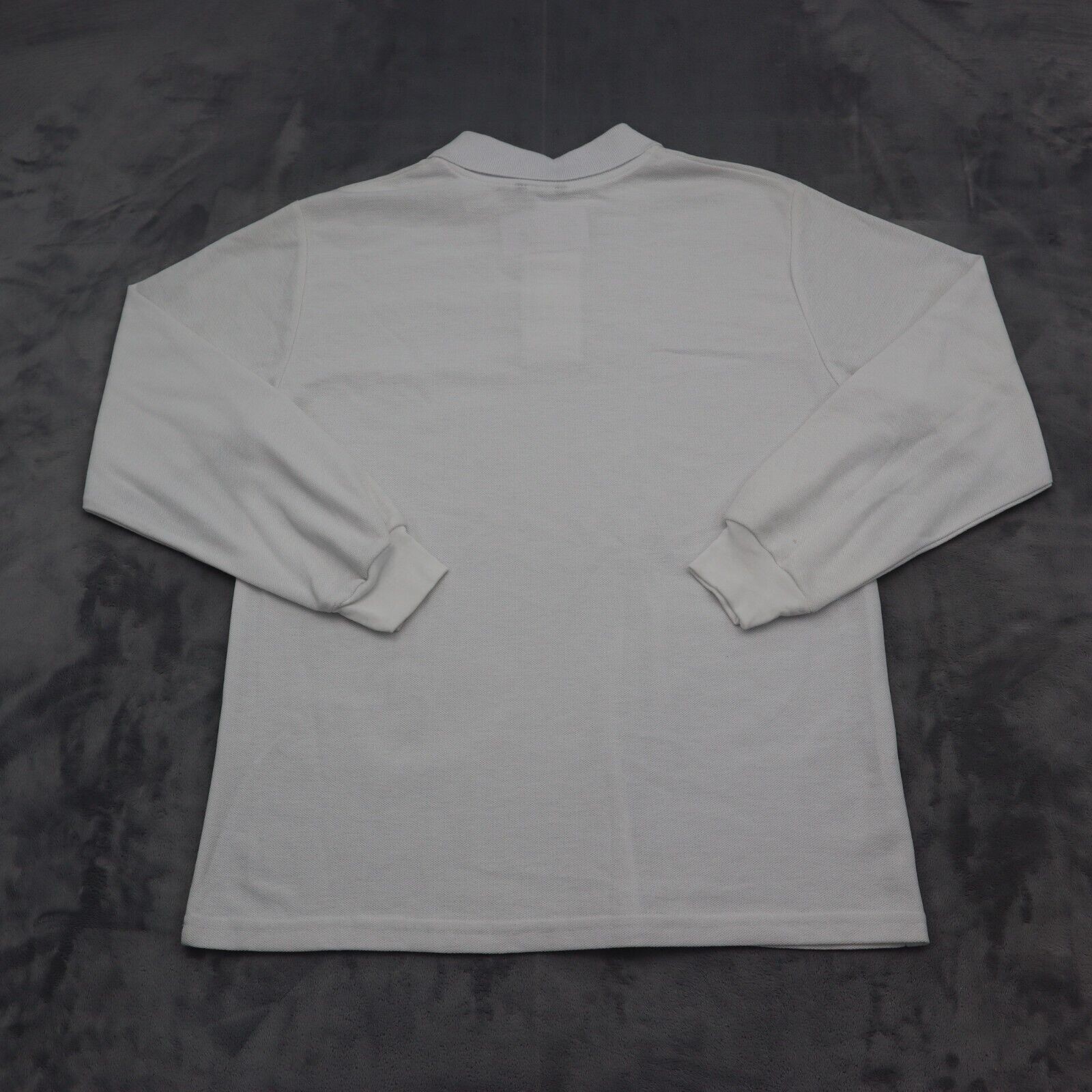 Joy Land Shirt Youth 18 White Chest Button Long Sleeve Collared School Uniforms