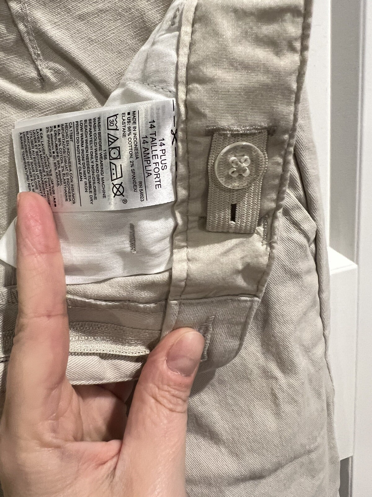 Old Navy Boys Uniform Pants Size 14 Plus EUC