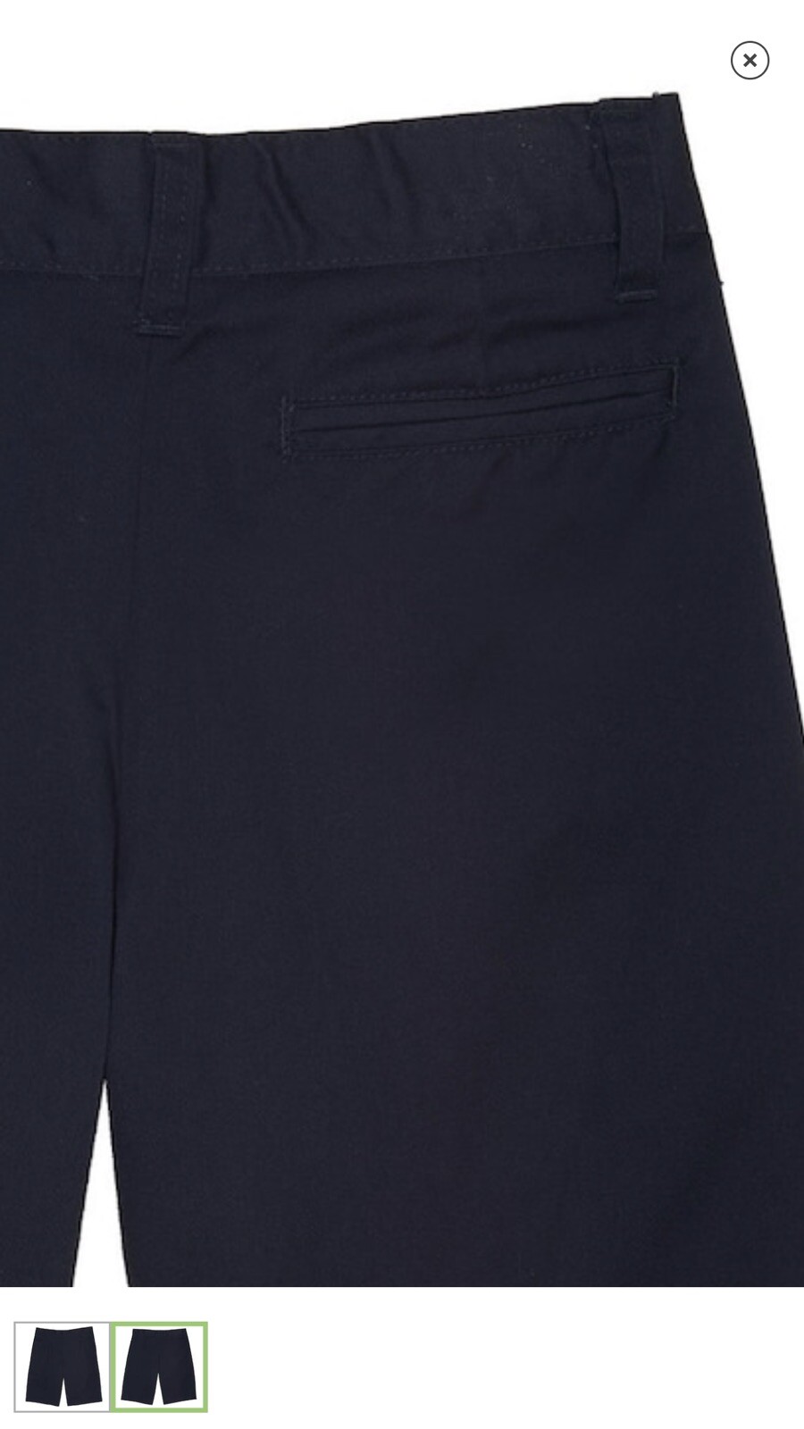 Boy’s FRENCH TOAST NAVY PLEATED TWILL SHORTS Size 7 NWT