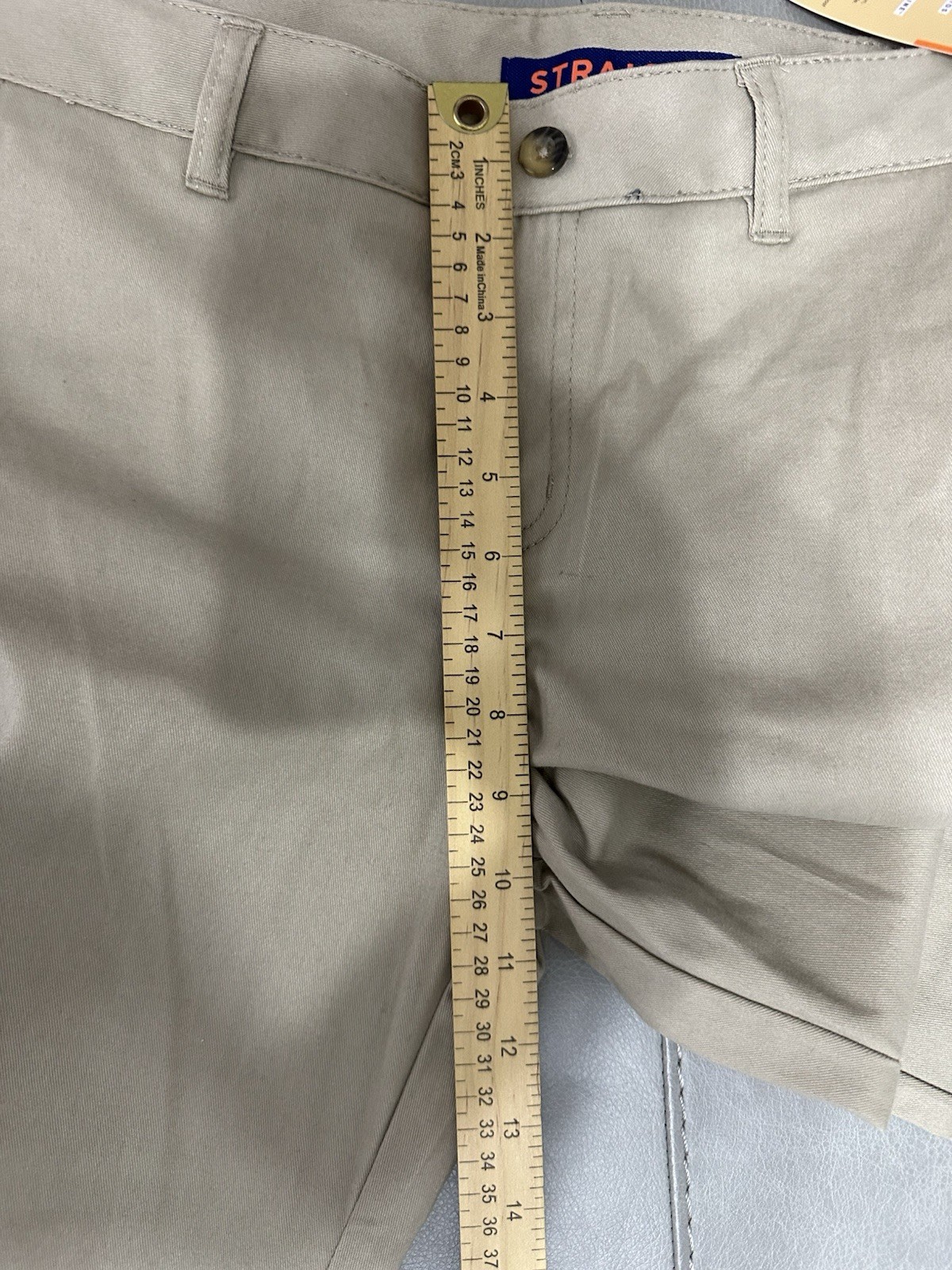 French Toast Boys Khaki Uniform Pants Size 18 Straight Fit Adjustable Waist NWT